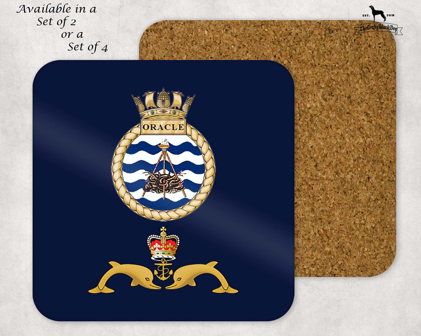 HMS Oracle - Coaster Set