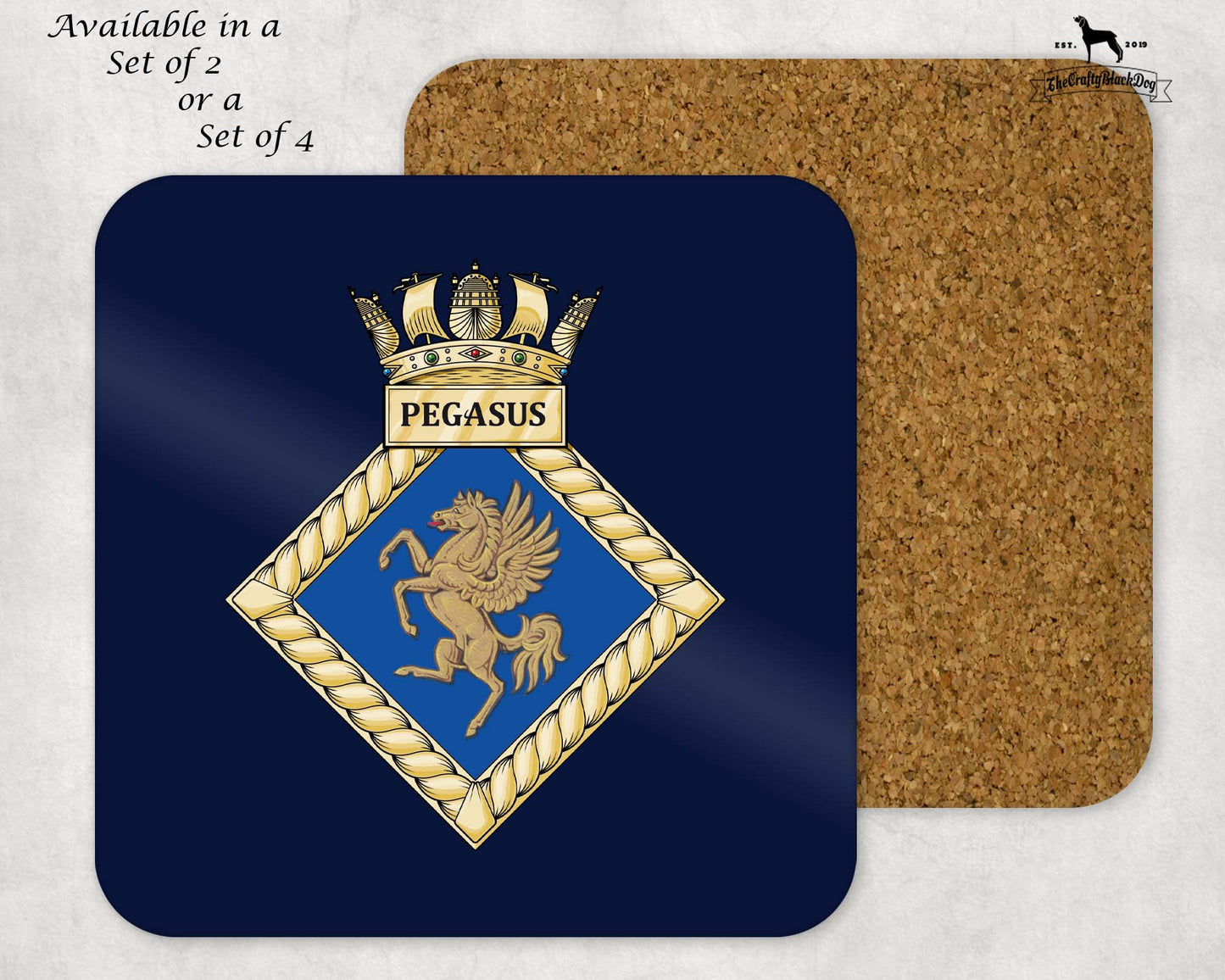 HMS Pegasus - Coaster Set