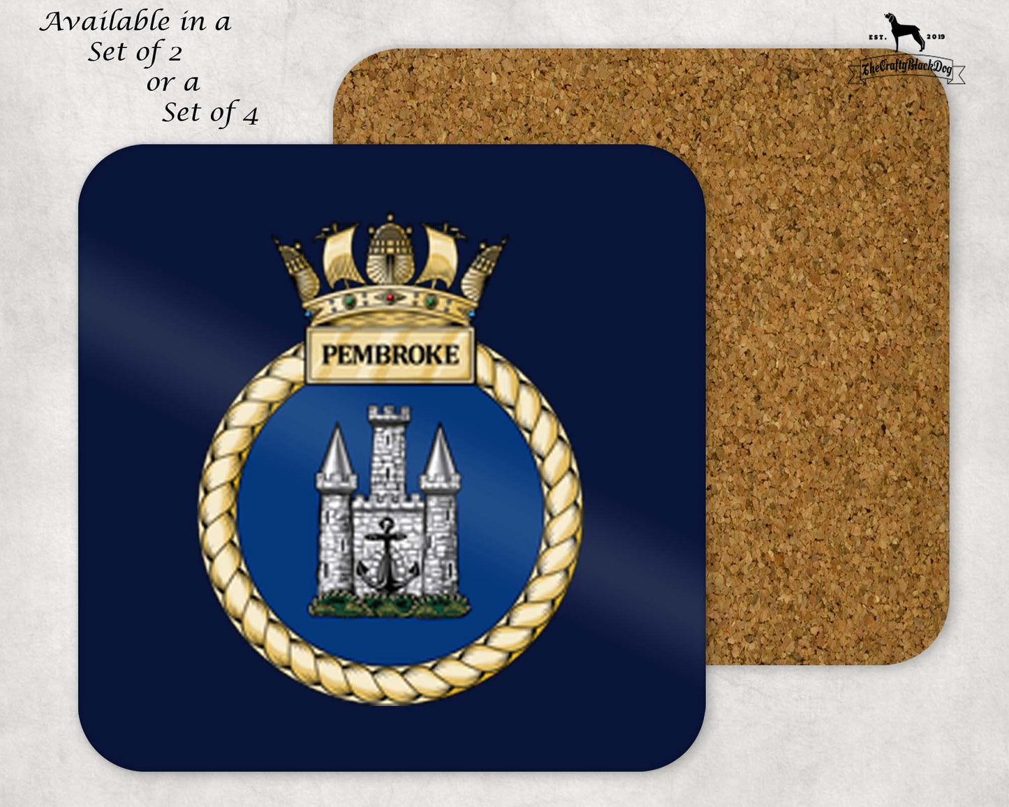 HMS Pembroke - Coaster Set