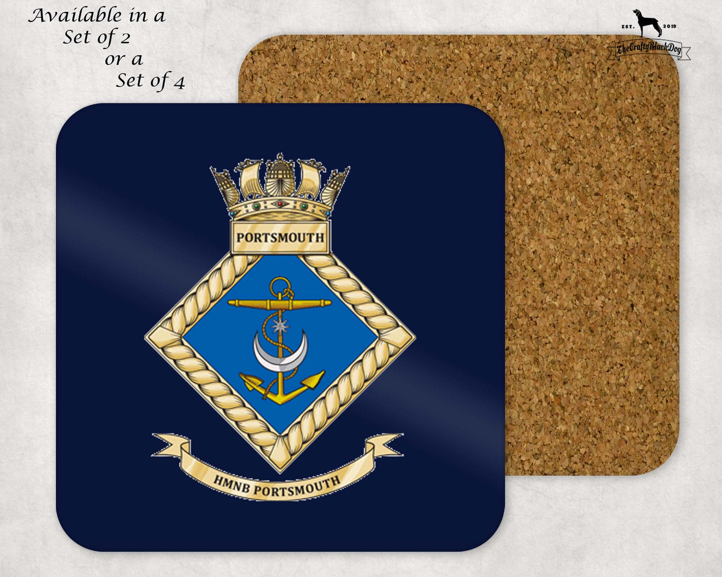 HMNB Portsmouth - Coaster Set
