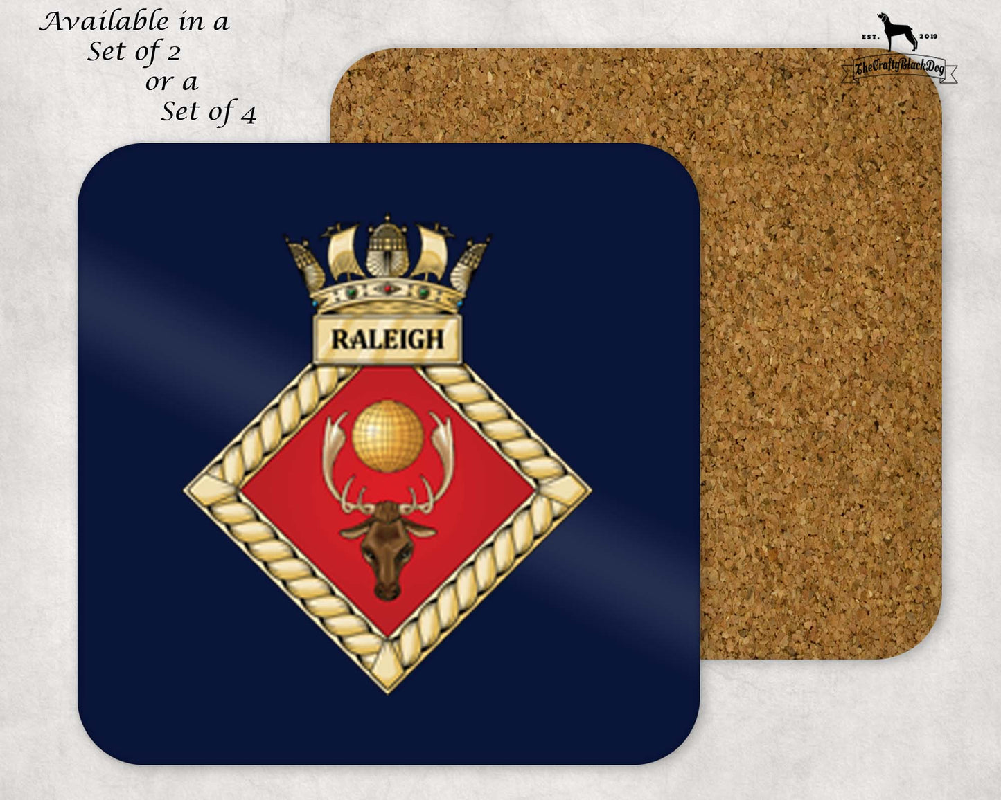 HMS Raleigh - Coaster Set