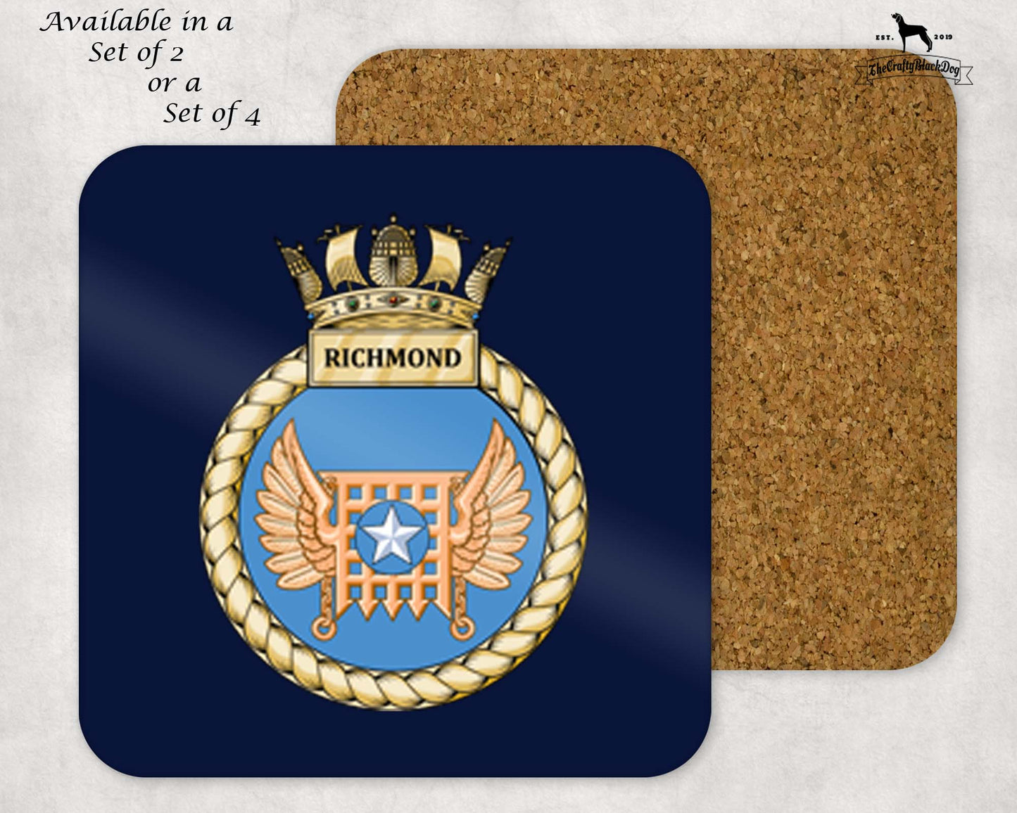 HMS Richmond - Coaster Set