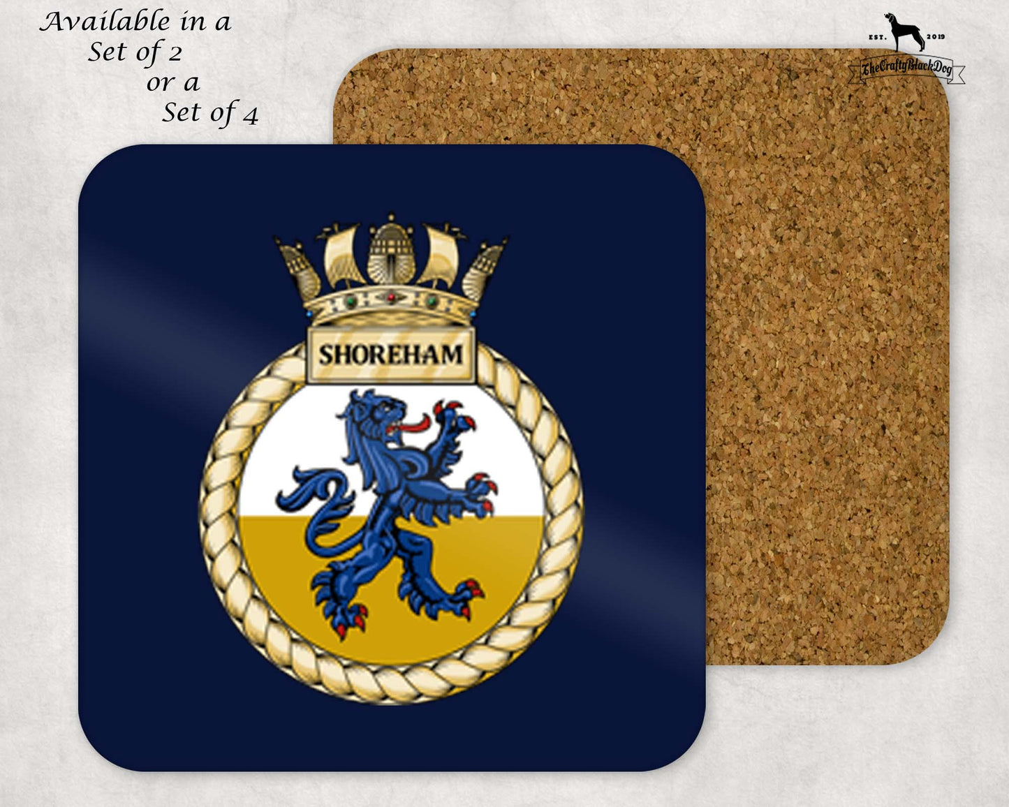 HMS Shoreham - Coaster Set
