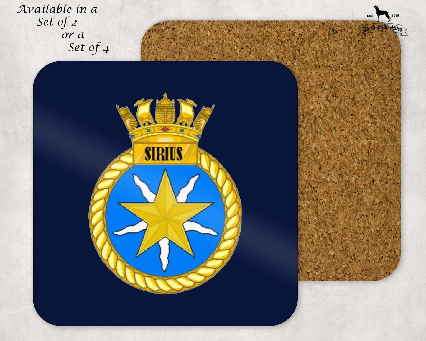 HMS Sirius - Coaster Set