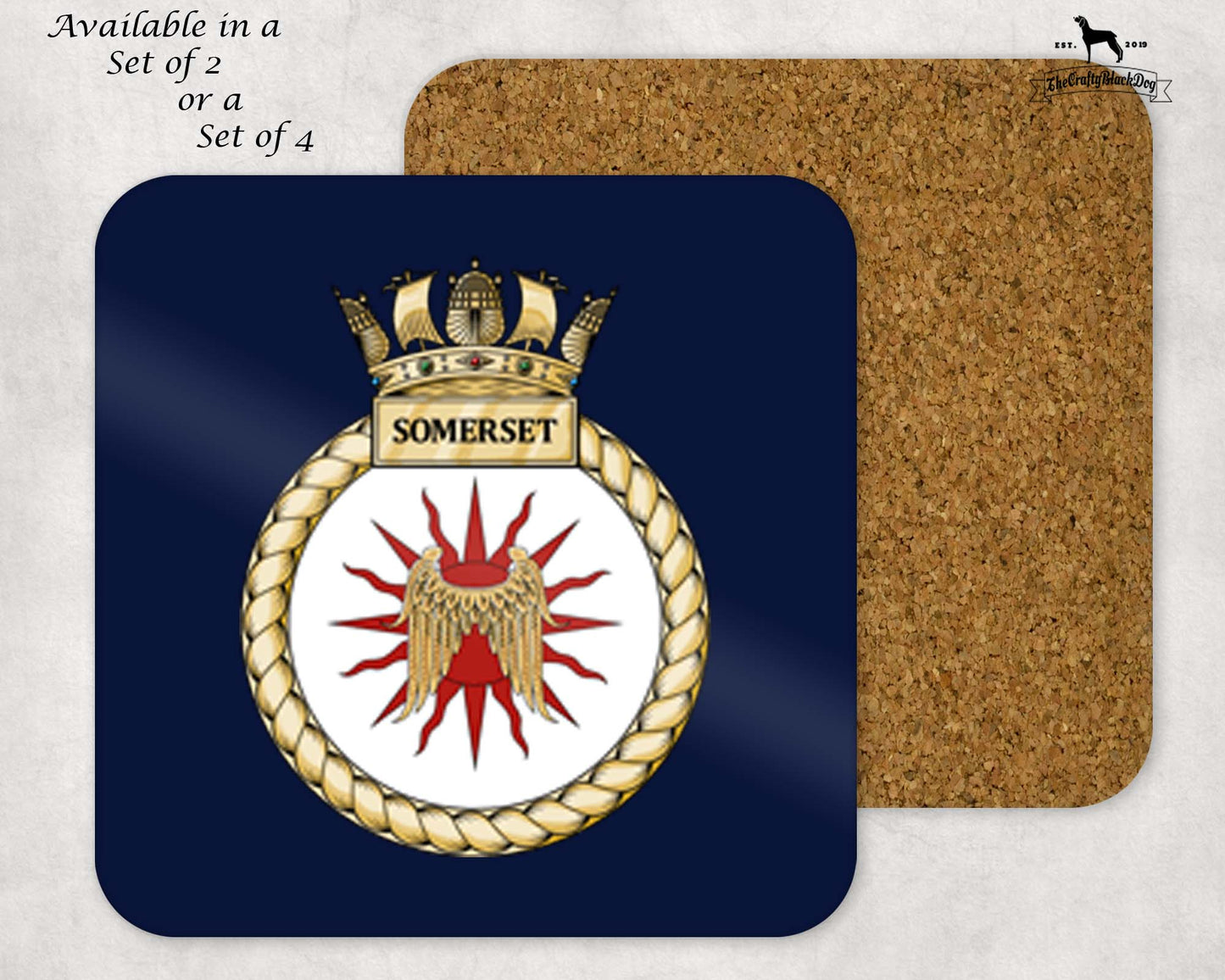 HMS Somerset - Coaster Set