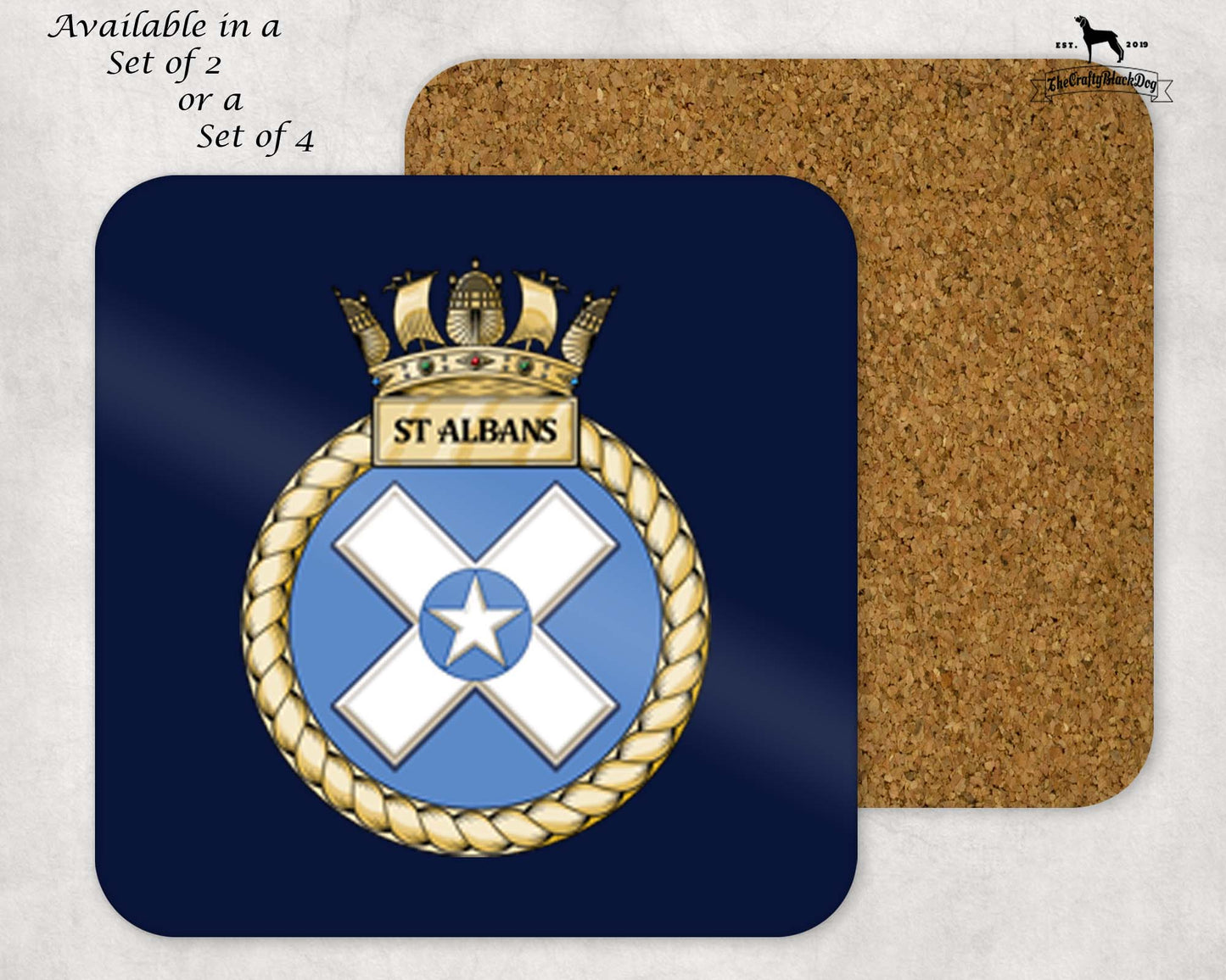HMS St Albans - Coaster Set