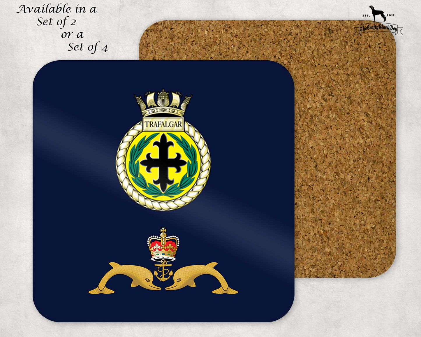 HMS Trafalgar - Coaster Set
