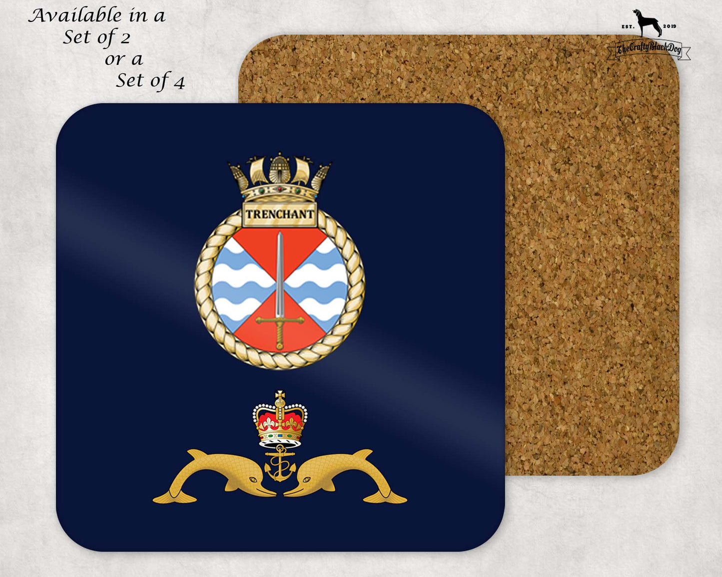 HMS Trenchant - Coaster Set