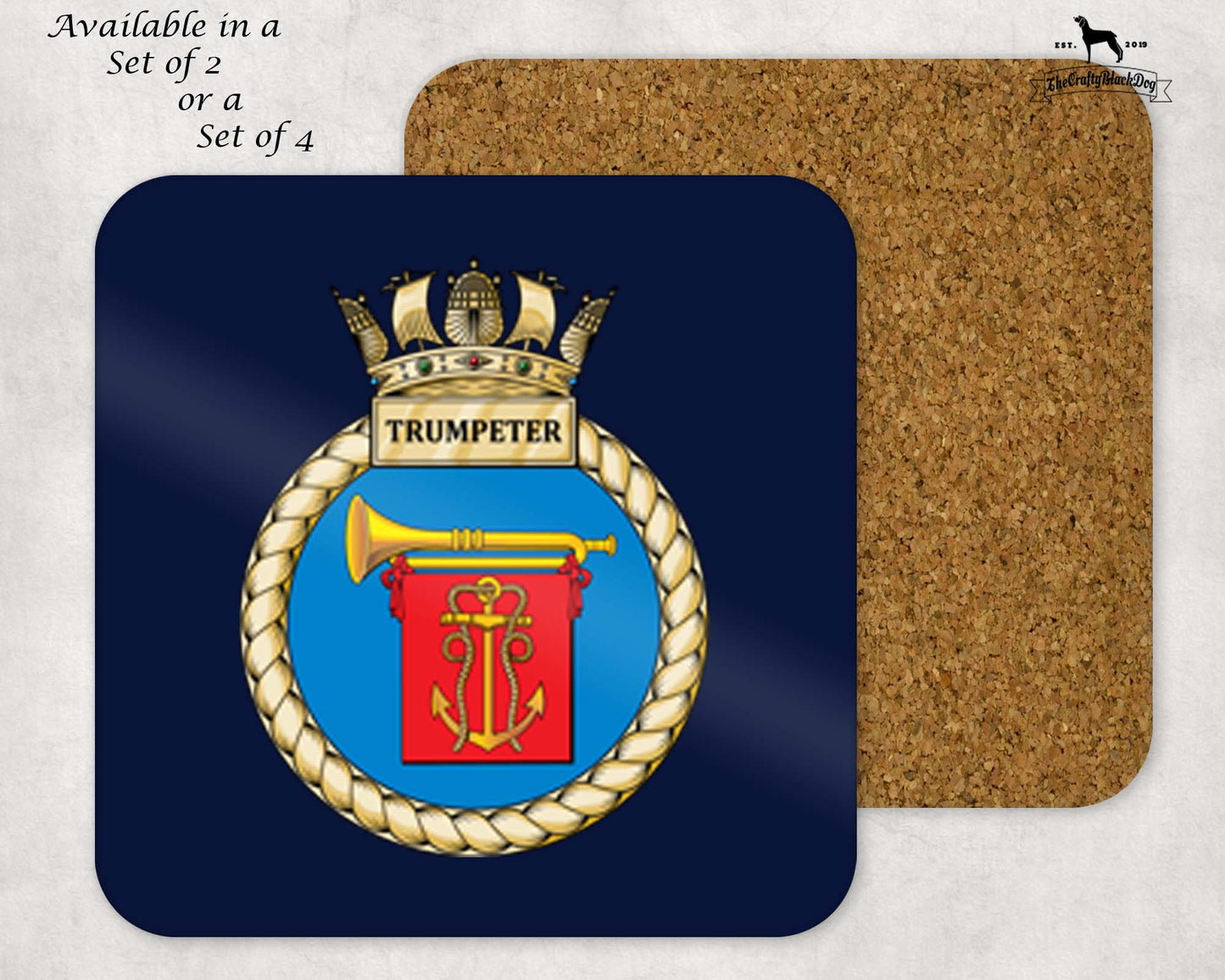 HMS Trumpeter - Coaster Set