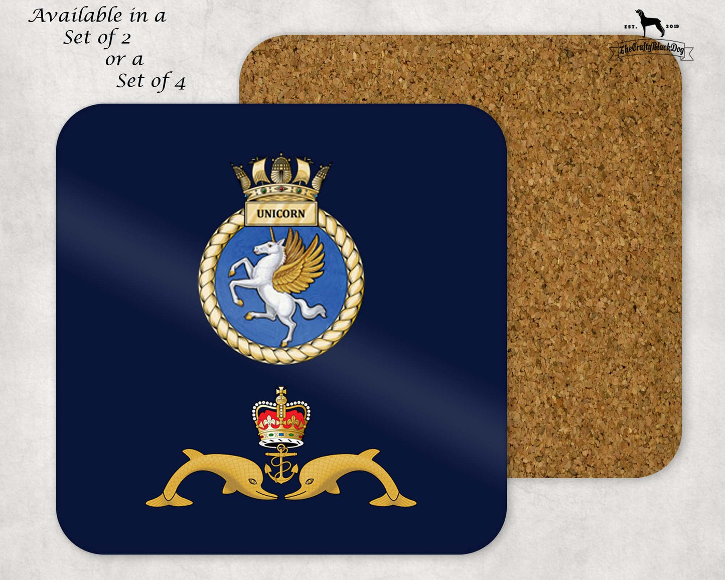 HMS Unicorn - Coaster Set