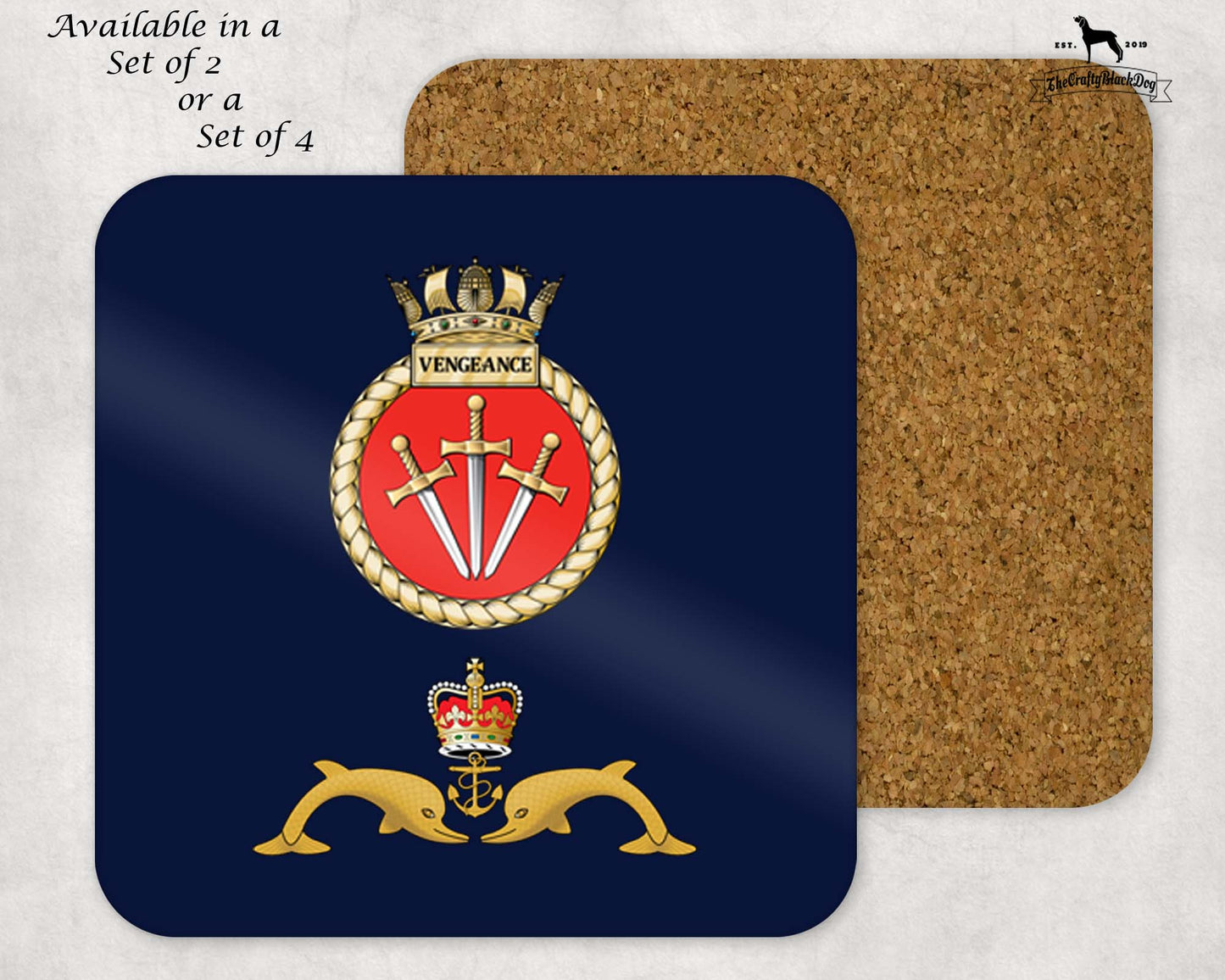 HMS Vengeance - Coaster Set
