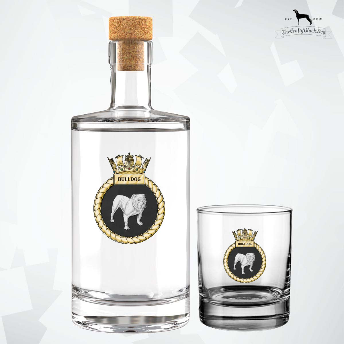 HMS Bulldog - Fill Your Own Spirit Bottle