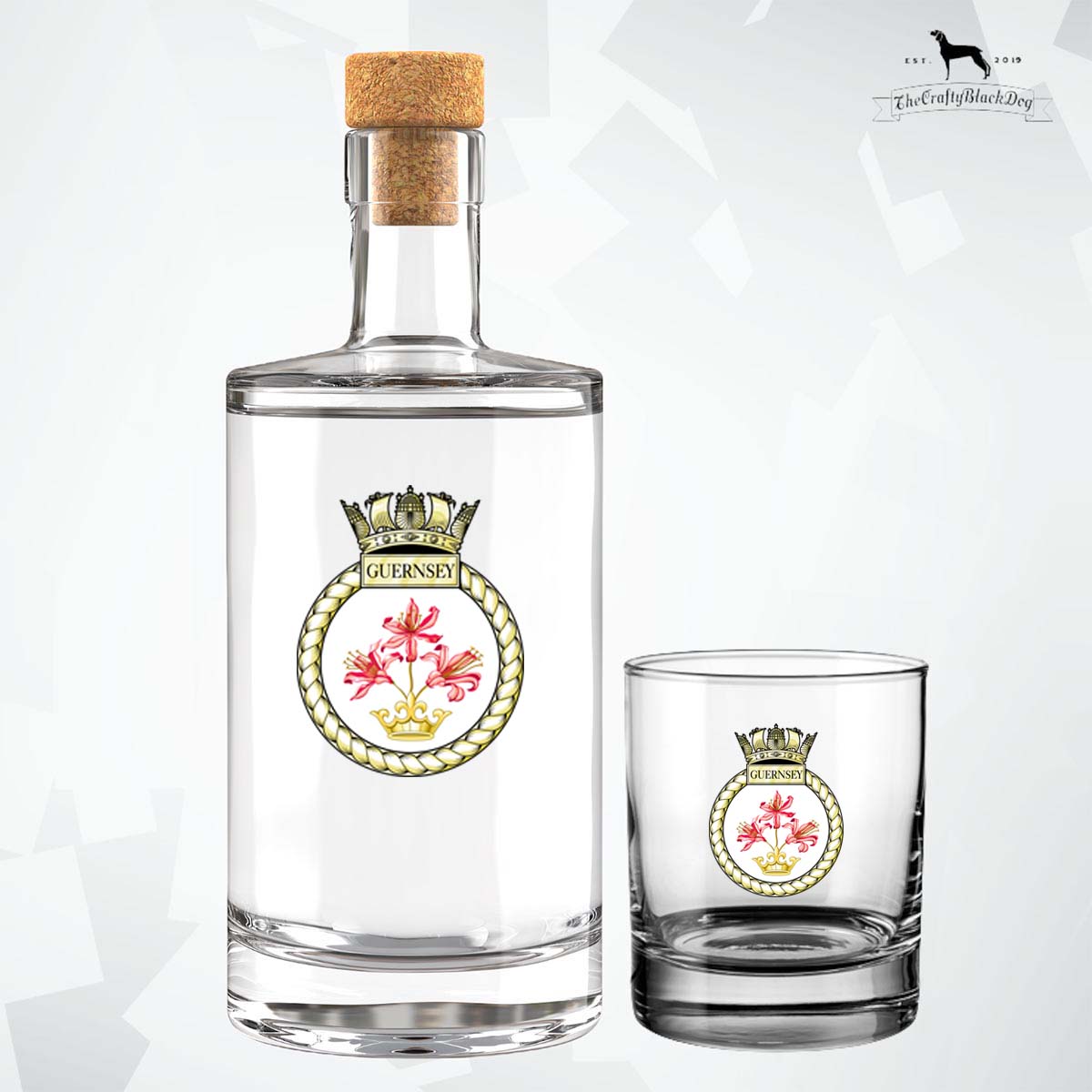 HMS Guernsey - Fill Your Own Spirit Bottle