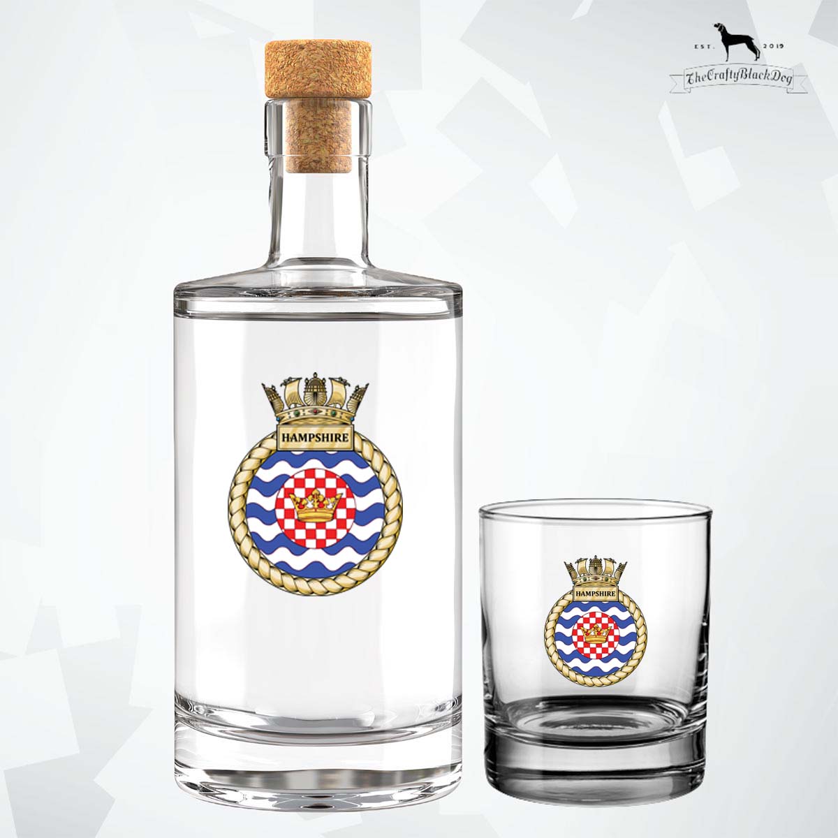 HMS Hampshire - Fill Your Own Spirit Bottle