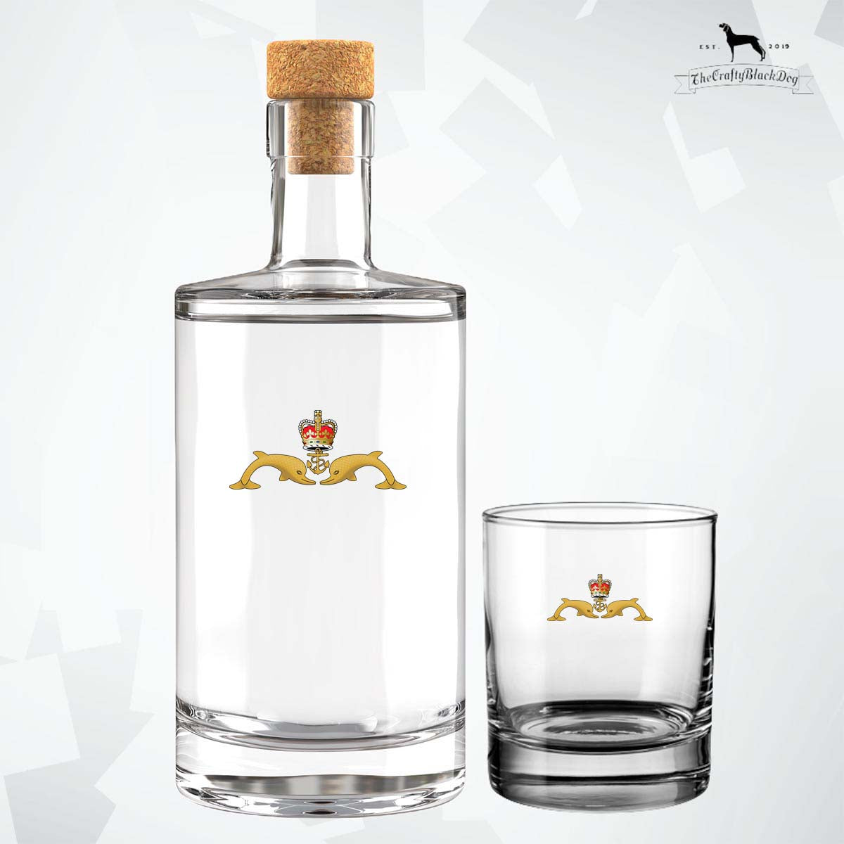 Submariner Dolphins - Fill Your Own Spirit Bottle