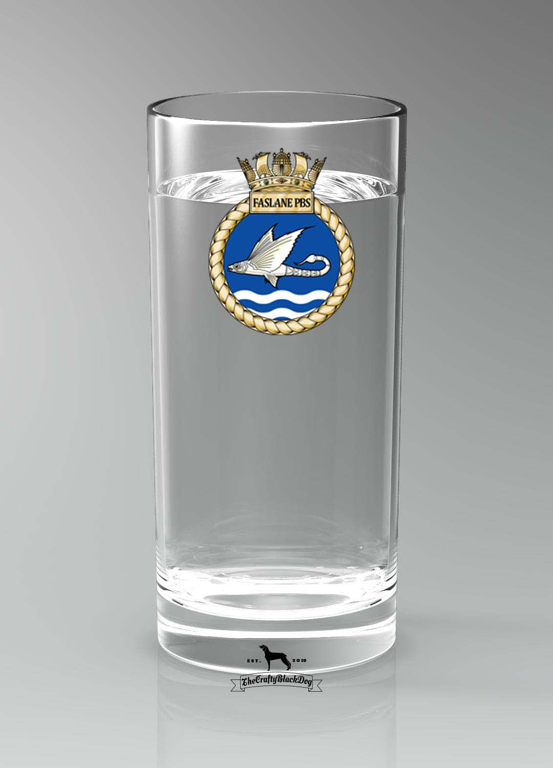 Faslane PBS - Straight Gin/Mixer/Water Glass