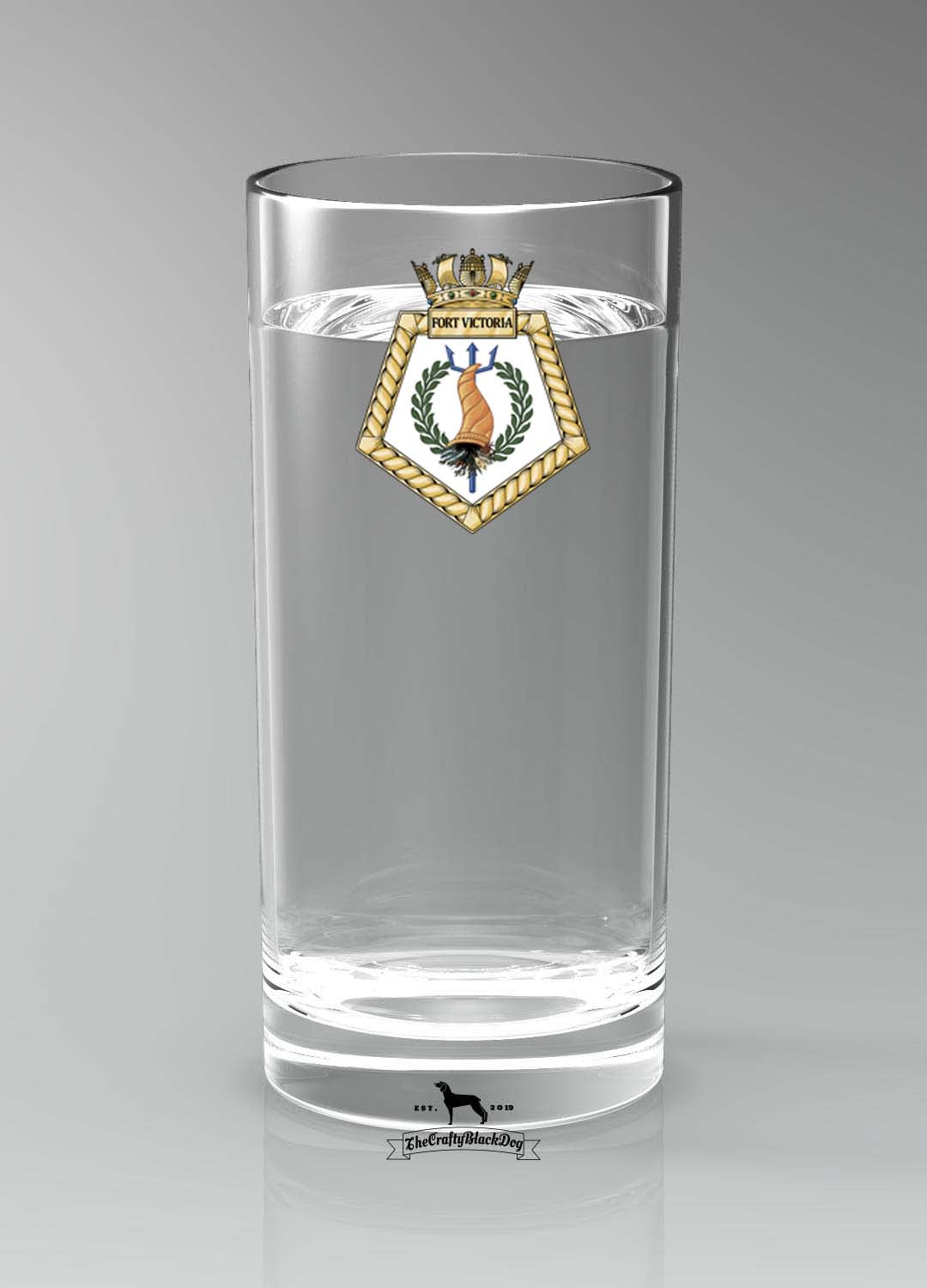 RFA Fort Victoria - Straight Gin/Mixer/Water Glass