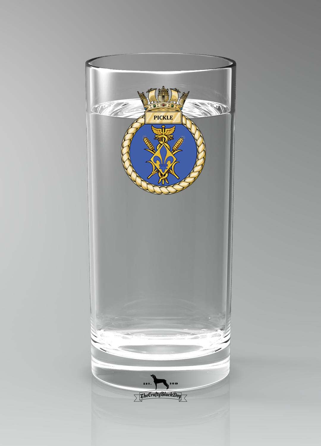 HMS Pickle - Straight Gin/Mixer/Water Glass