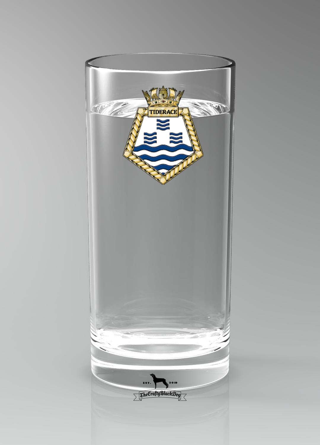 RFA Tiderace - Straight Gin/Mixer/Water Glass