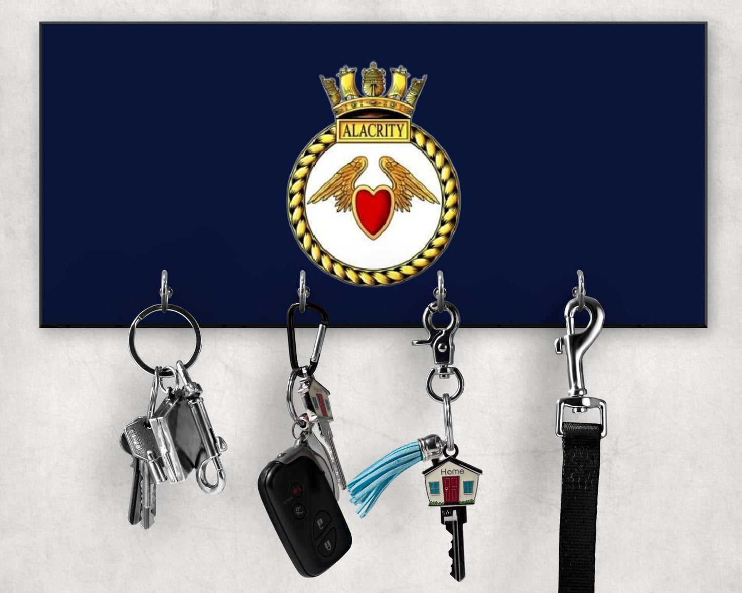 HMS Alacrity - Wooden Key/Beret Hook