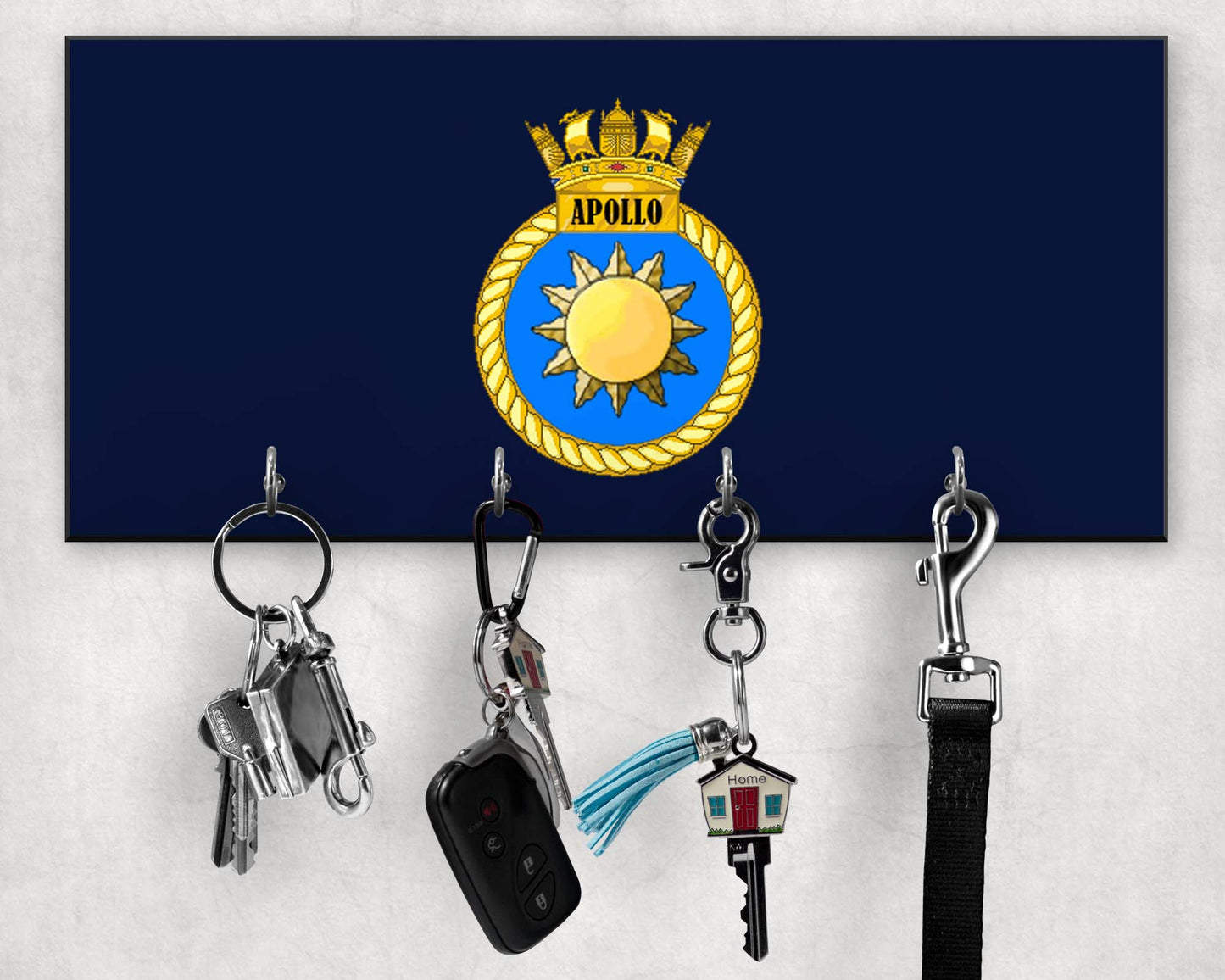 HMS Apollo - Wooden Key/Beret Hook