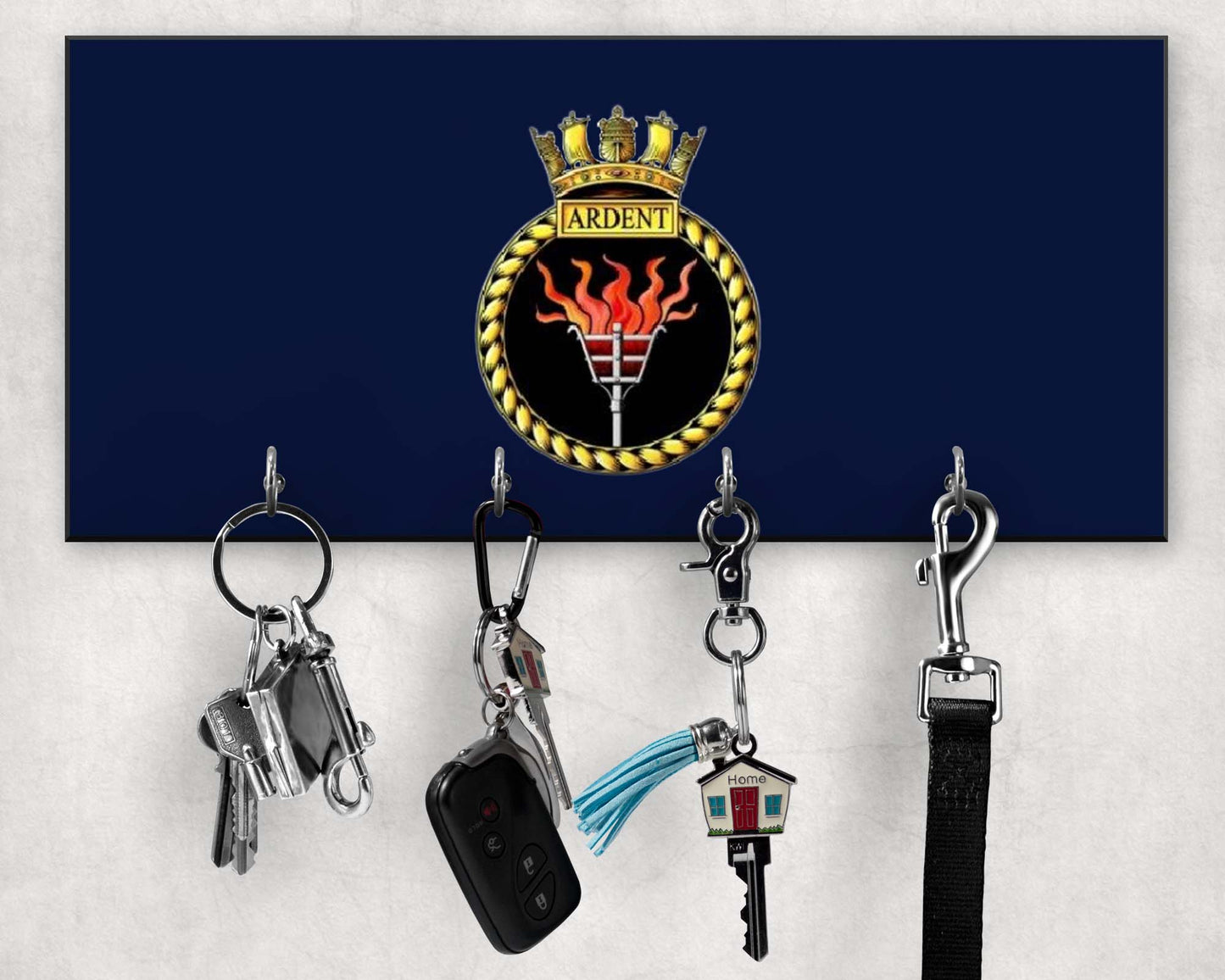 HMS Ardent - Wooden Key/Beret Hook