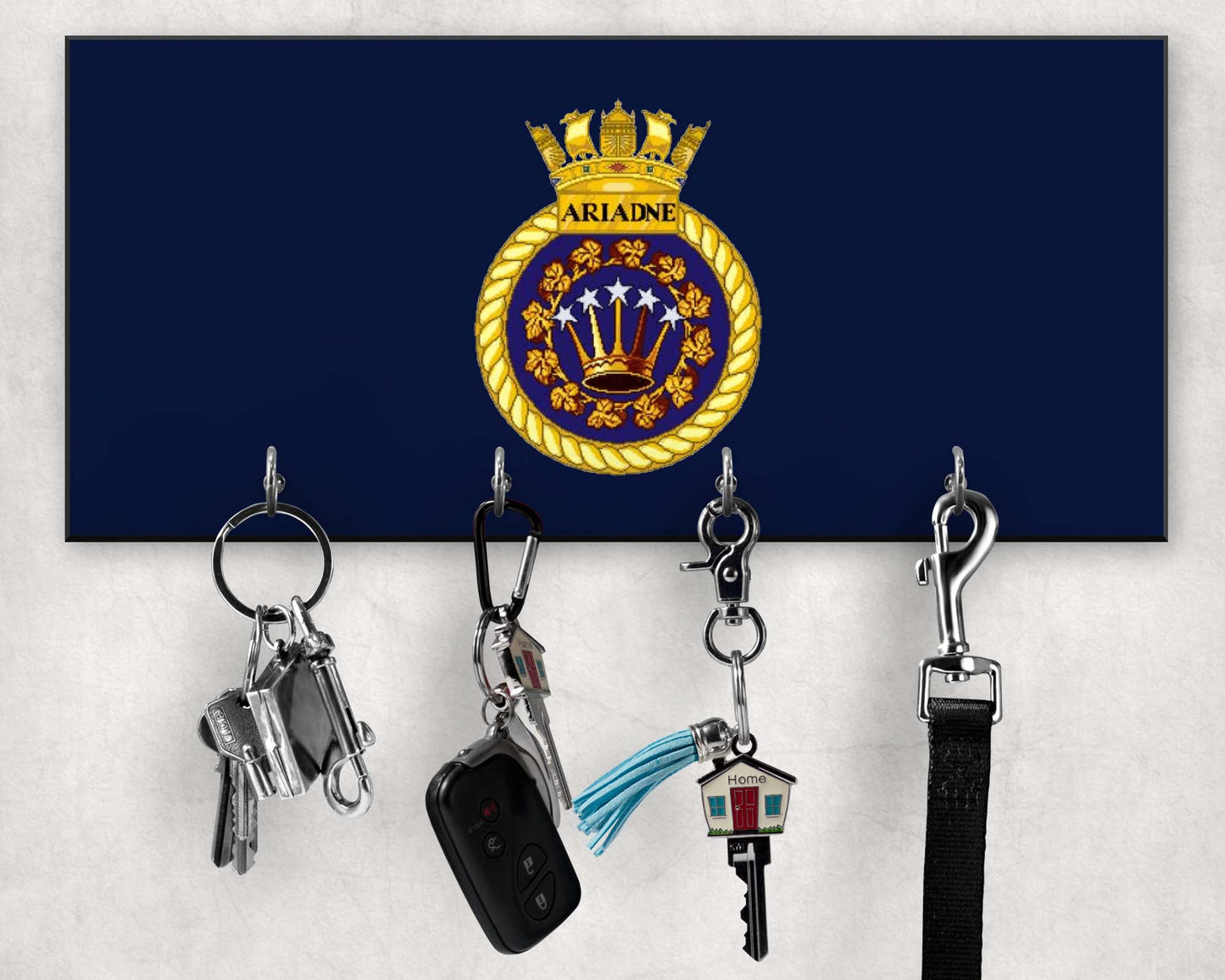 HMS Ariadne - Wooden Key/Beret Hook