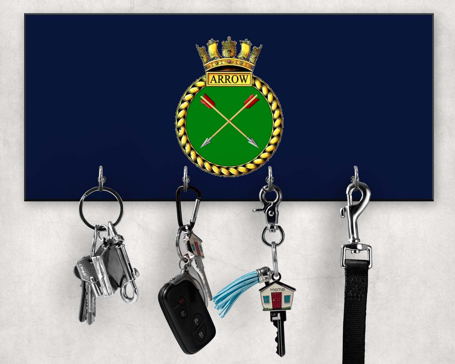 HMS Arrow - Wooden Key/Beret Hook