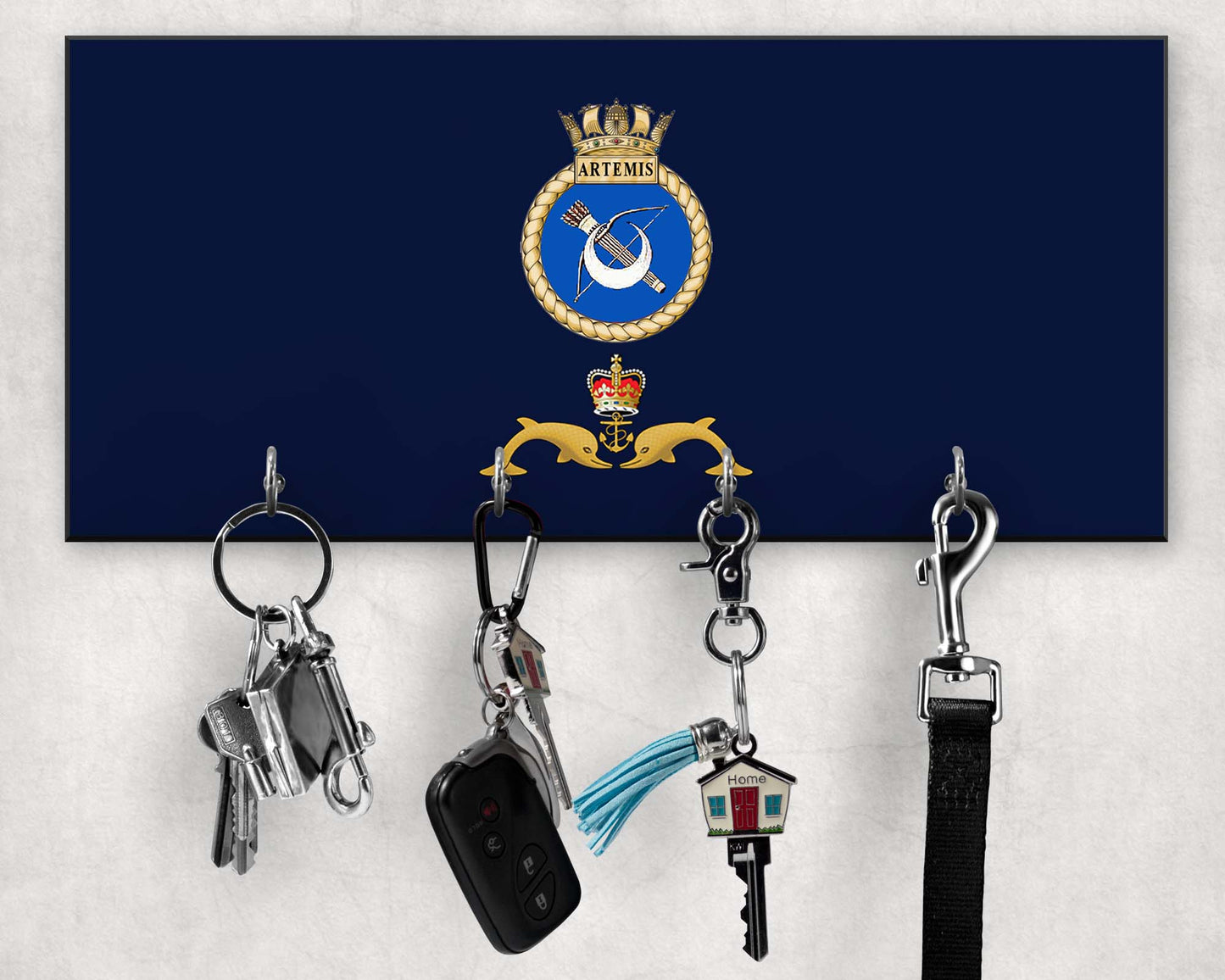 HMS Artemis - Wooden Key/Beret Hook