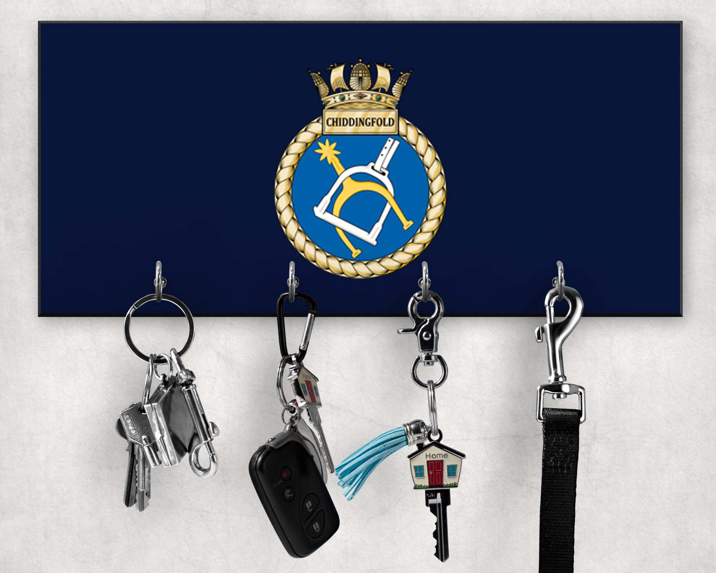 HMS Chiddingfold - Wooden Key/Beret Hook