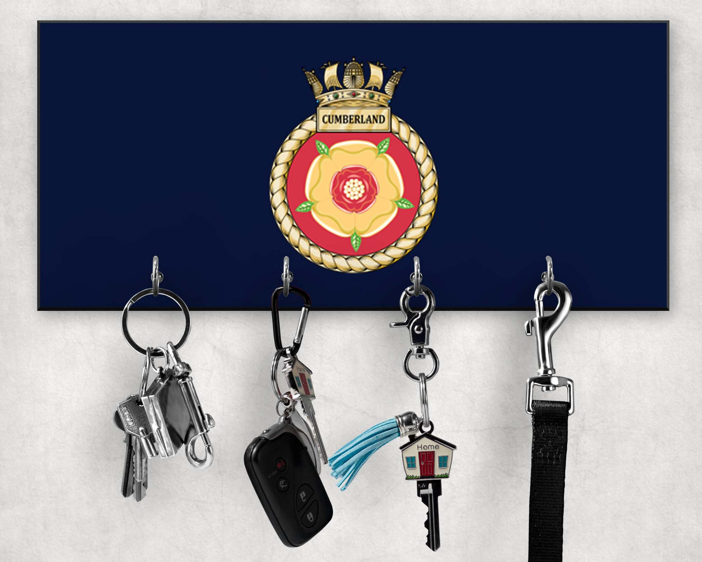 HMS Cumberland - Wooden Key/Beret Hook
