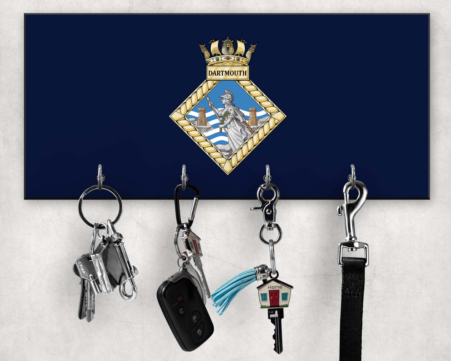 BRNC Dartmouth - Wooden Key/Beret Hook
