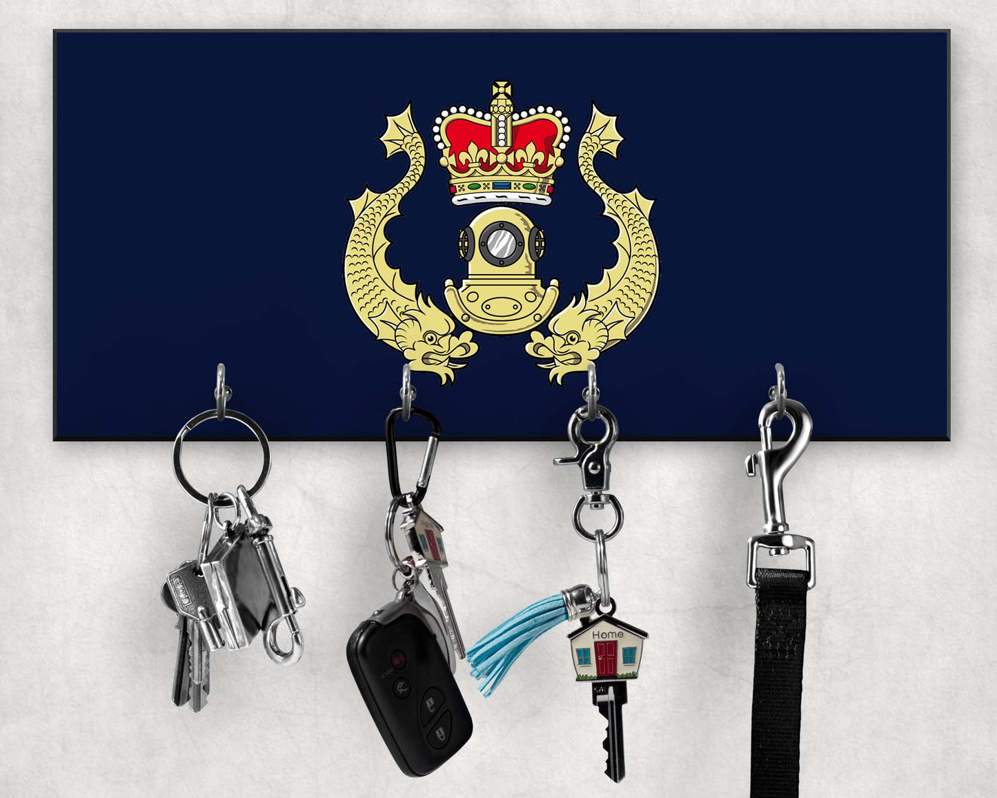 Royal Navy Diver - Wooden Key/Beret Hook