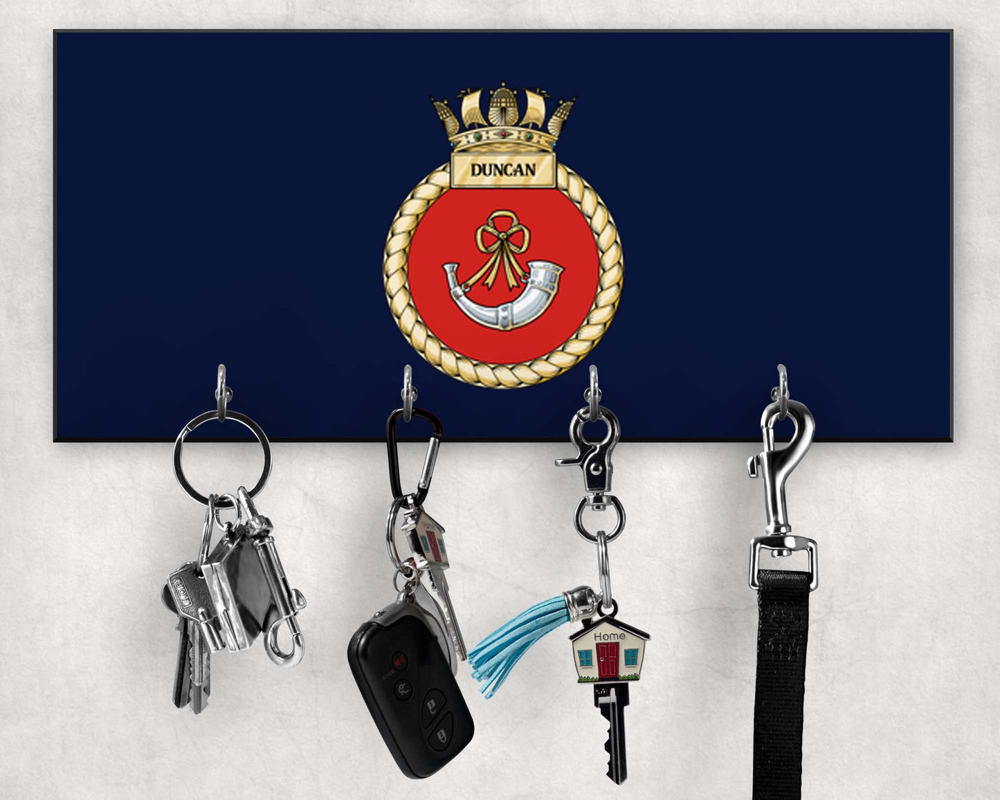 HMS Duncan - Wooden Key/Beret Hook