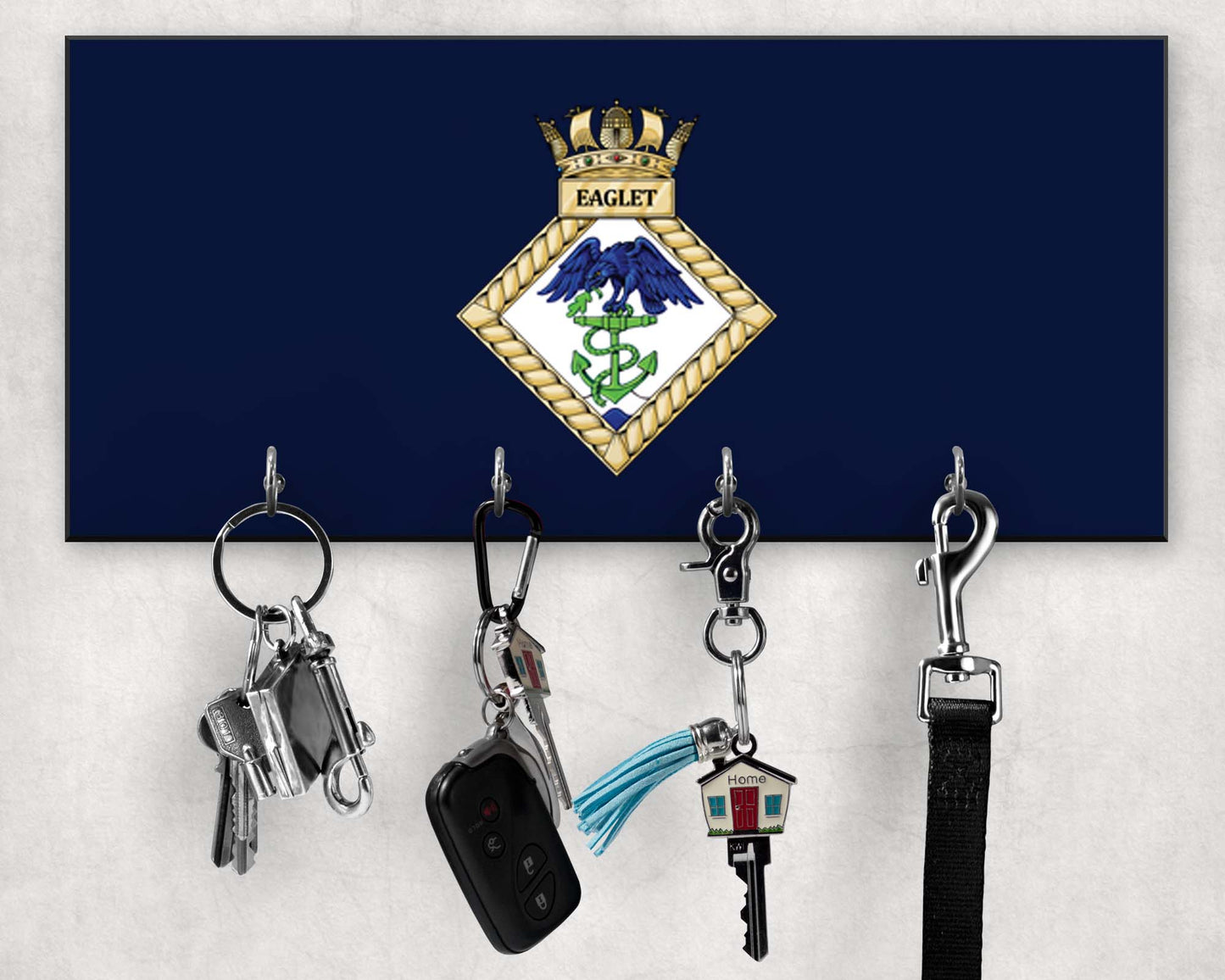 HMS Eaglet - Wooden Key/Beret Hook
