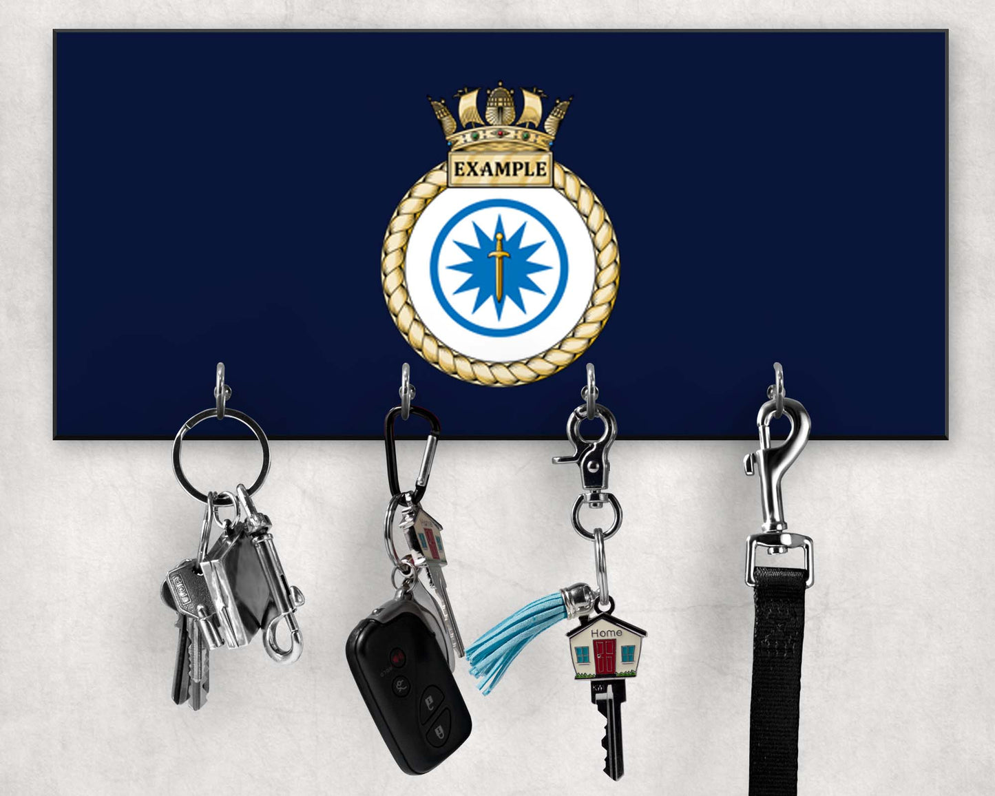 HMS Example - Wooden Key/Beret Hook