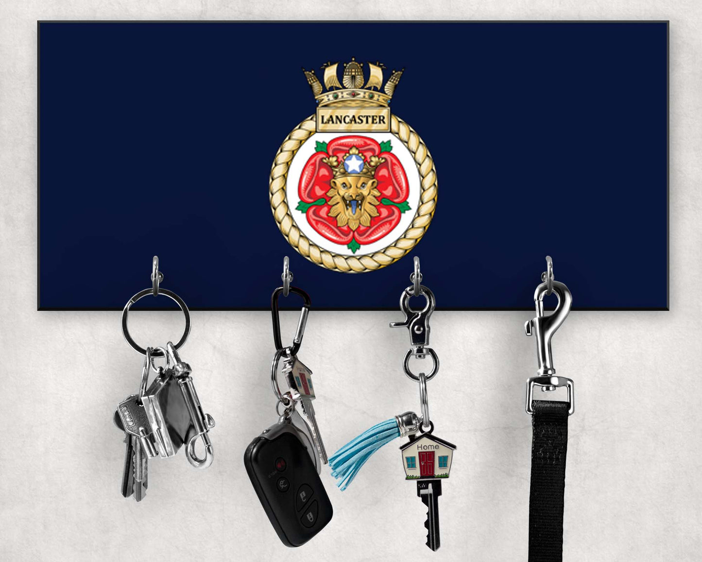 HMS Lancaster - Wooden Key/Beret Hook