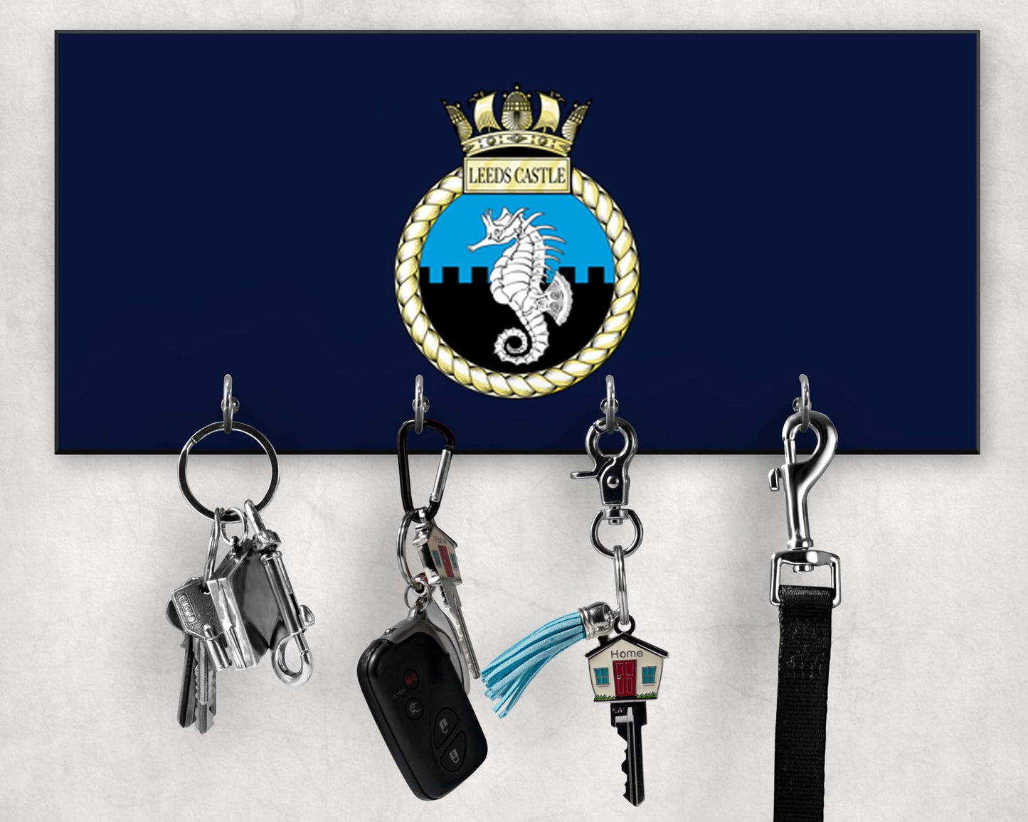 HMS Leeds Castle - Wooden Key/Beret Hook