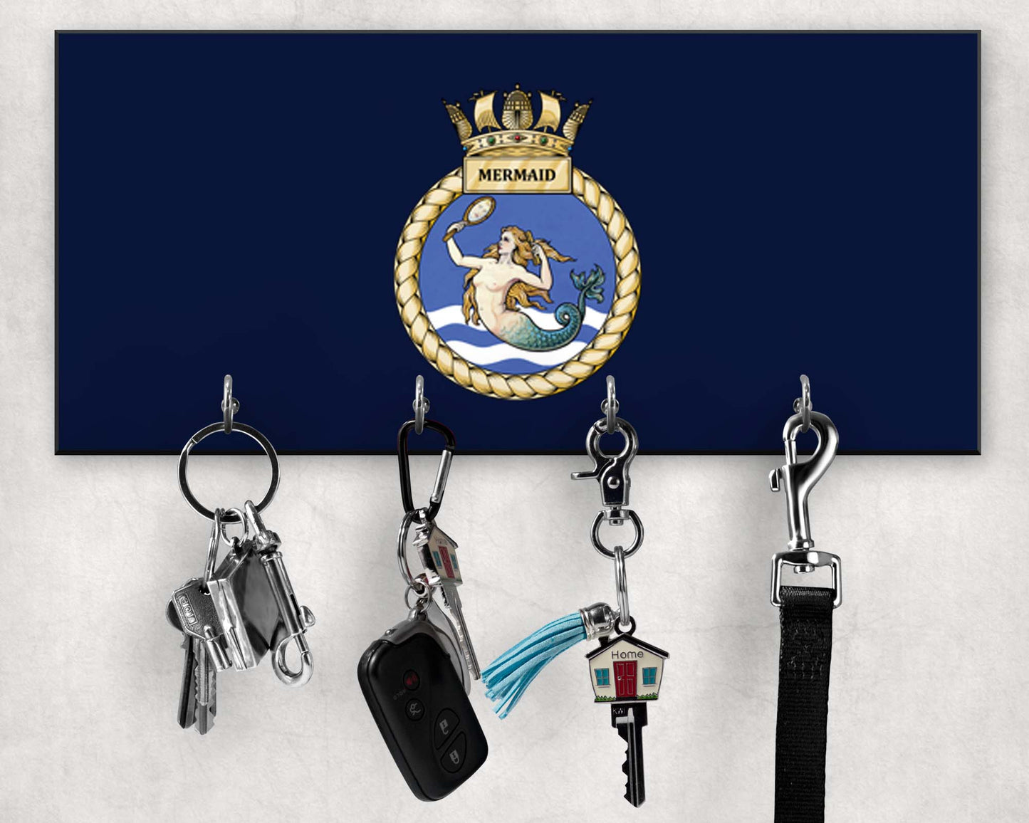 HMS Mermaid - Wooden Key/Beret Hook