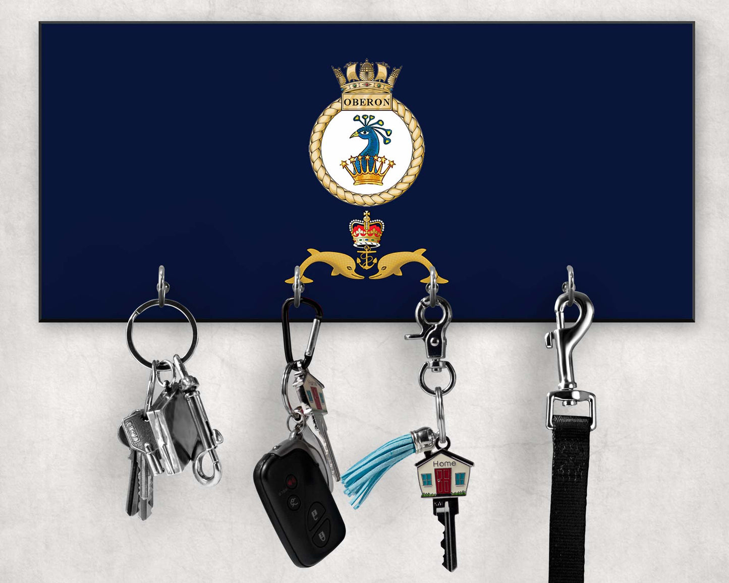 HMS Oberon - Wooden Key/Beret Hook