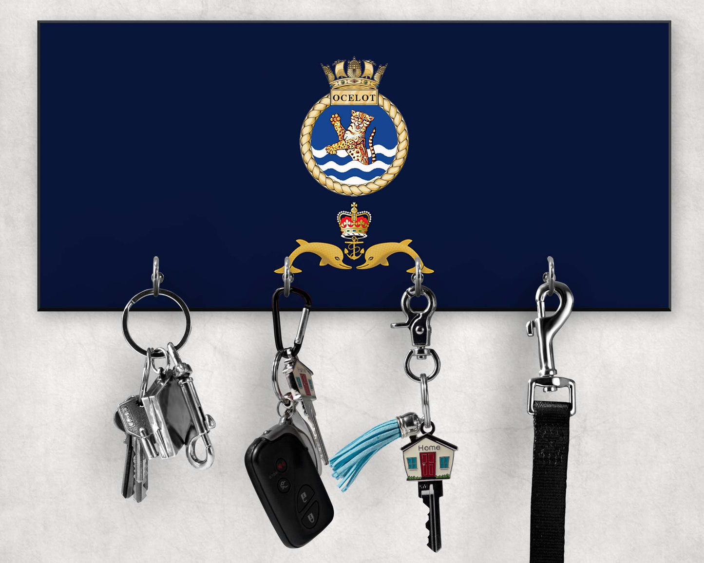 HMS Ocelot - Wooden Key/Beret Hook
