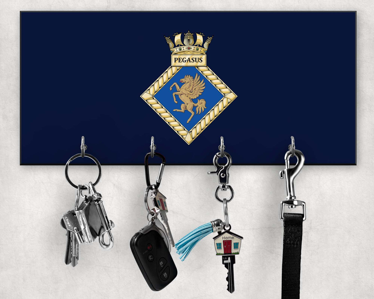 HMS Pegasus - Wooden Key/Beret Hook