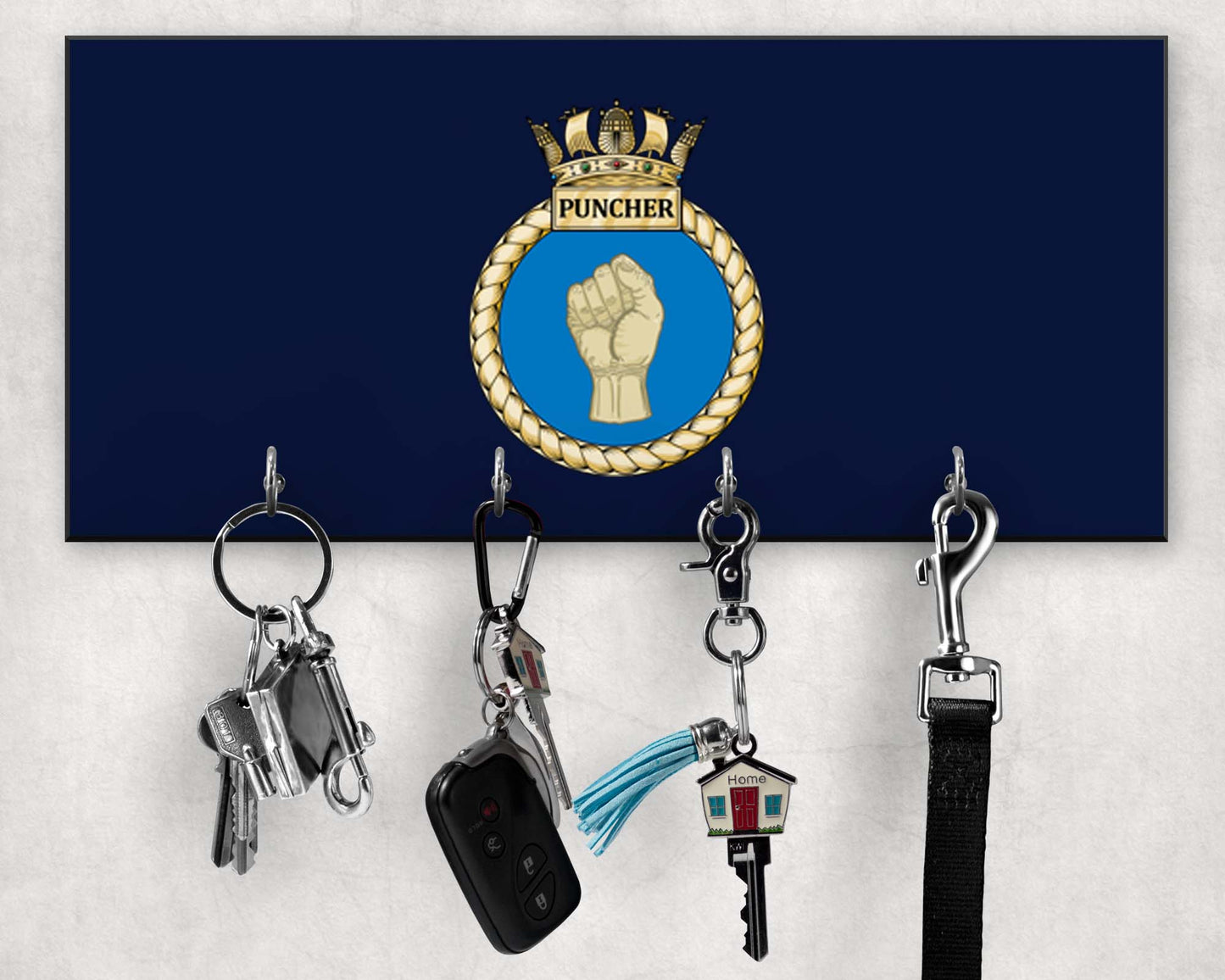 HMS Puncher - Wooden Key/Beret Hook