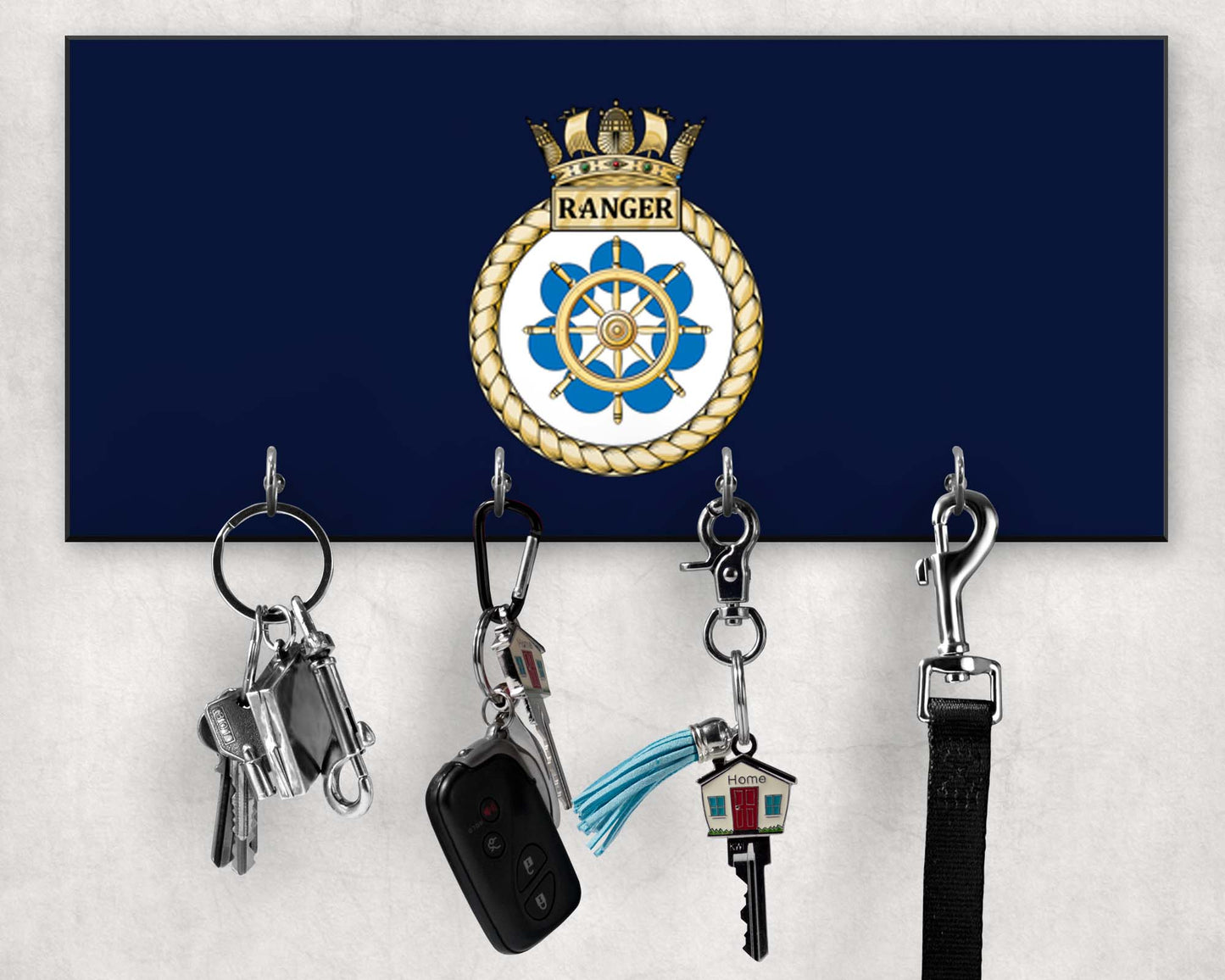 HMS Ranger - Wooden Key/Beret Hook