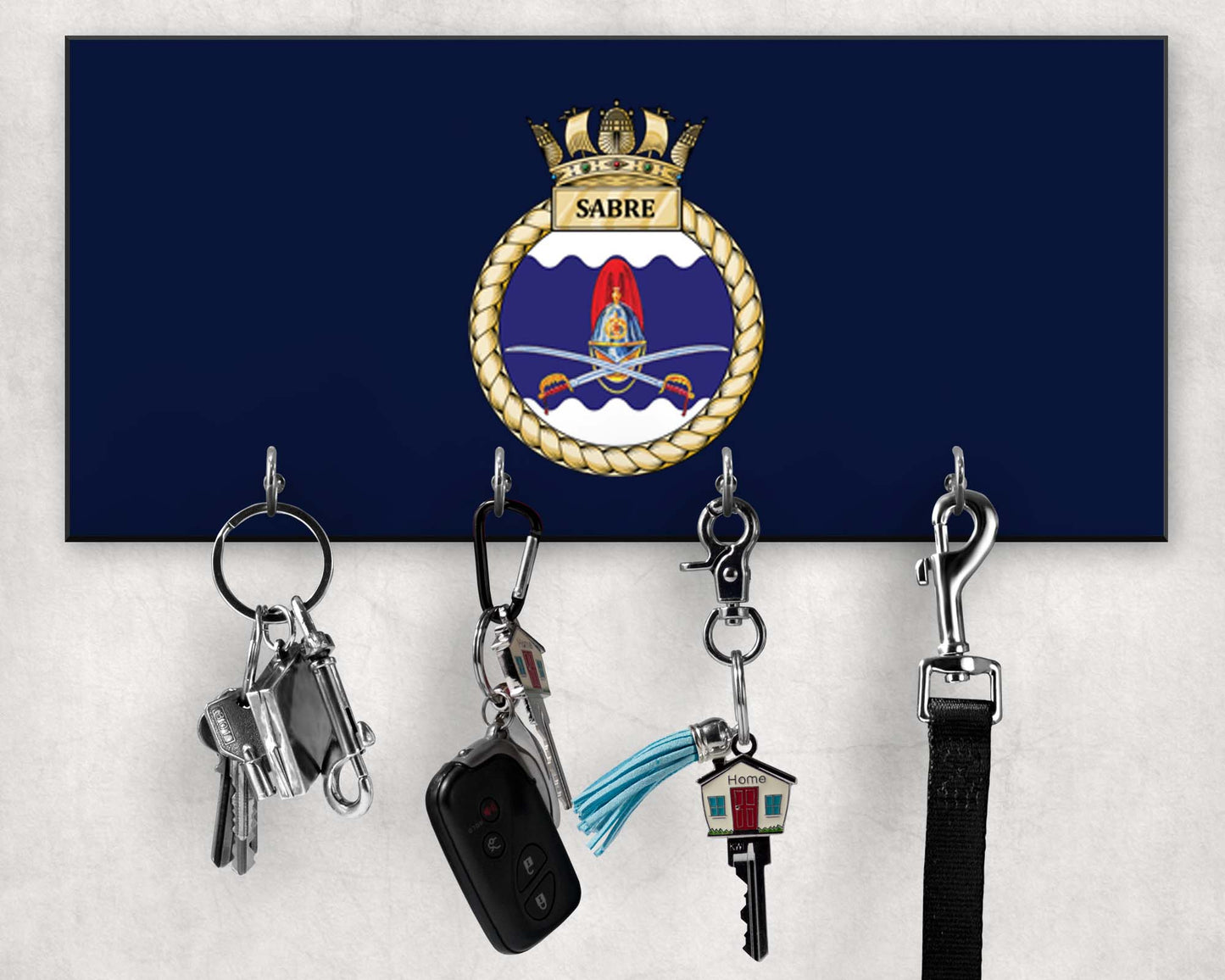 HMS Sabre - Wooden Key/Beret Hook
