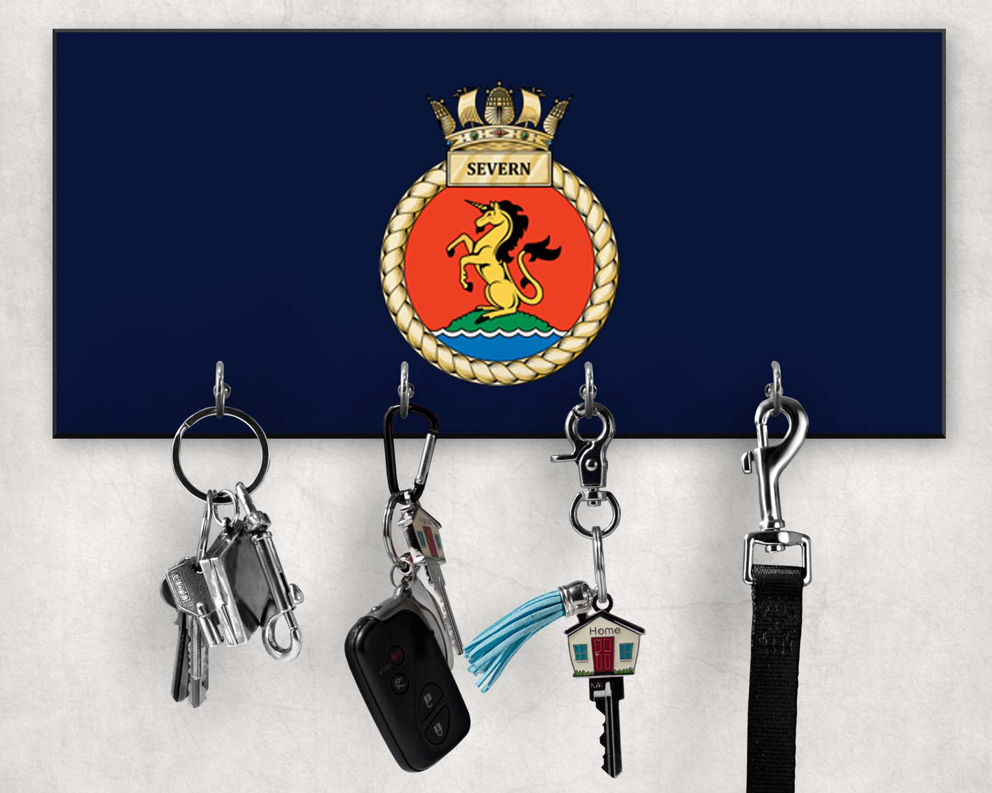 HMS Severn - Wooden Key/Beret Hook