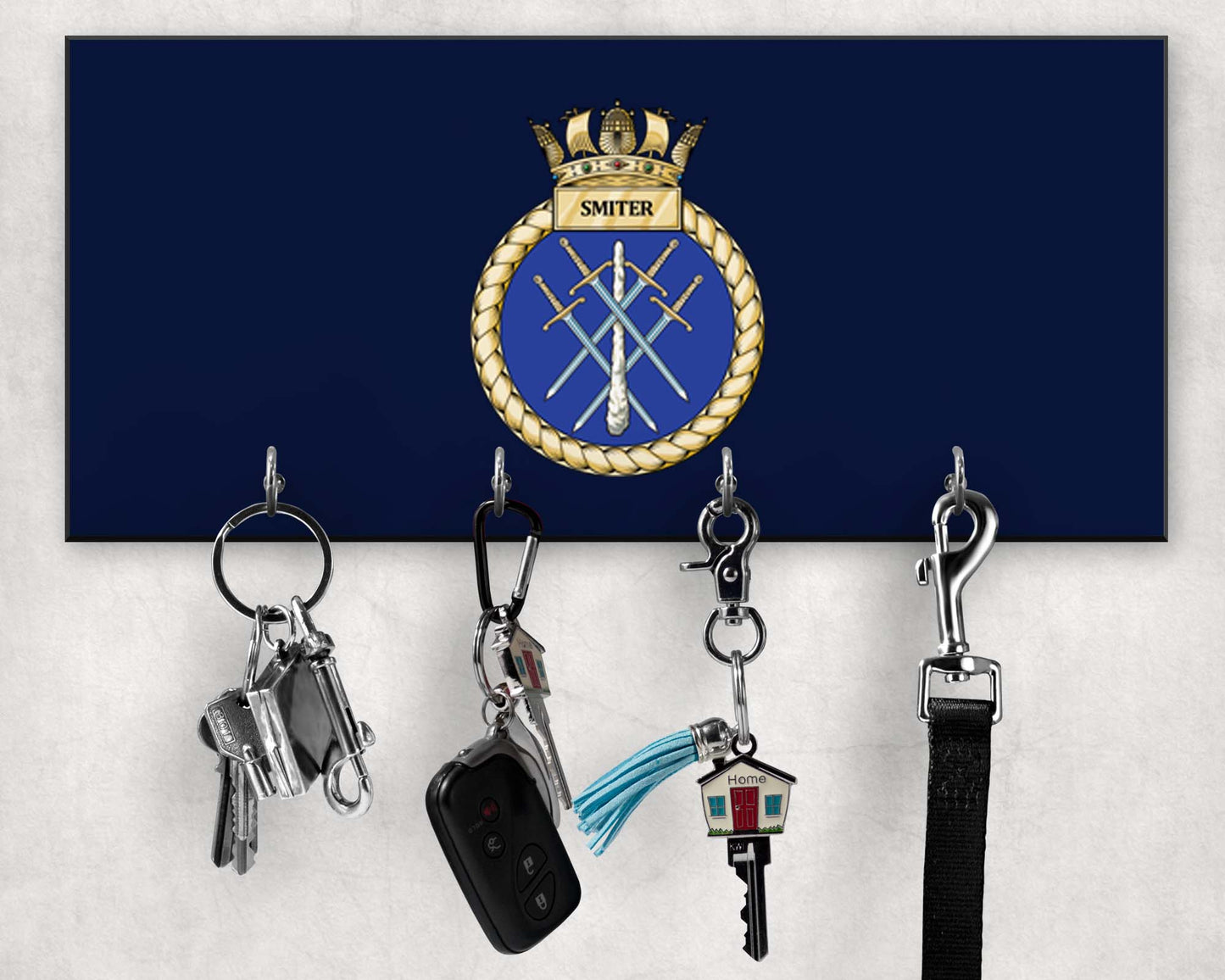 HMS Smiter - Wooden Key/Beret Hook