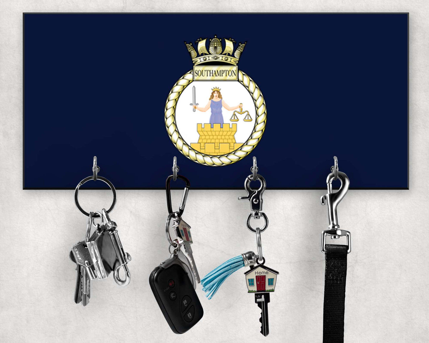 HMS Southampton - Wooden Key/Beret Hook