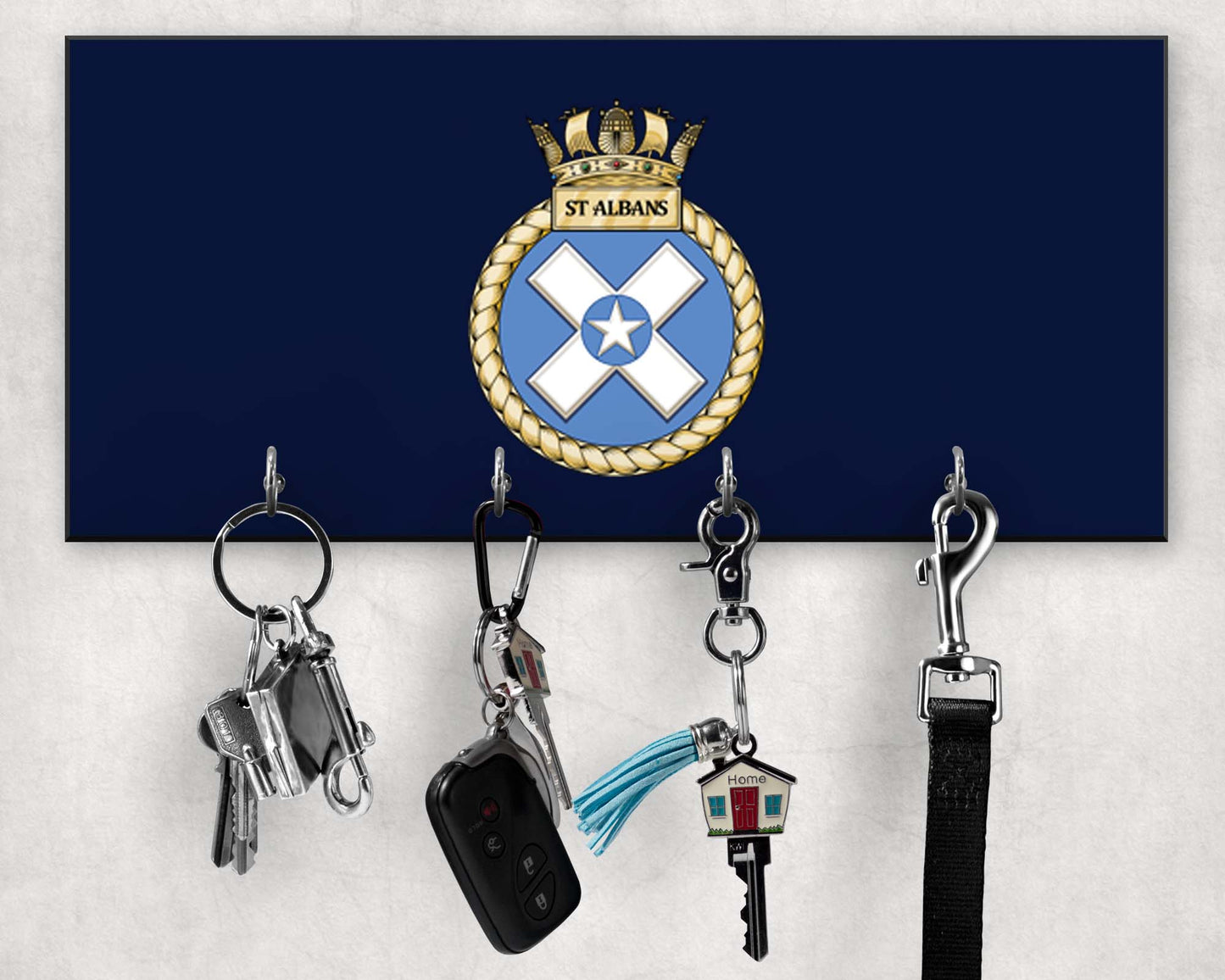 HMS St Albans - Wooden Key/Beret Hook