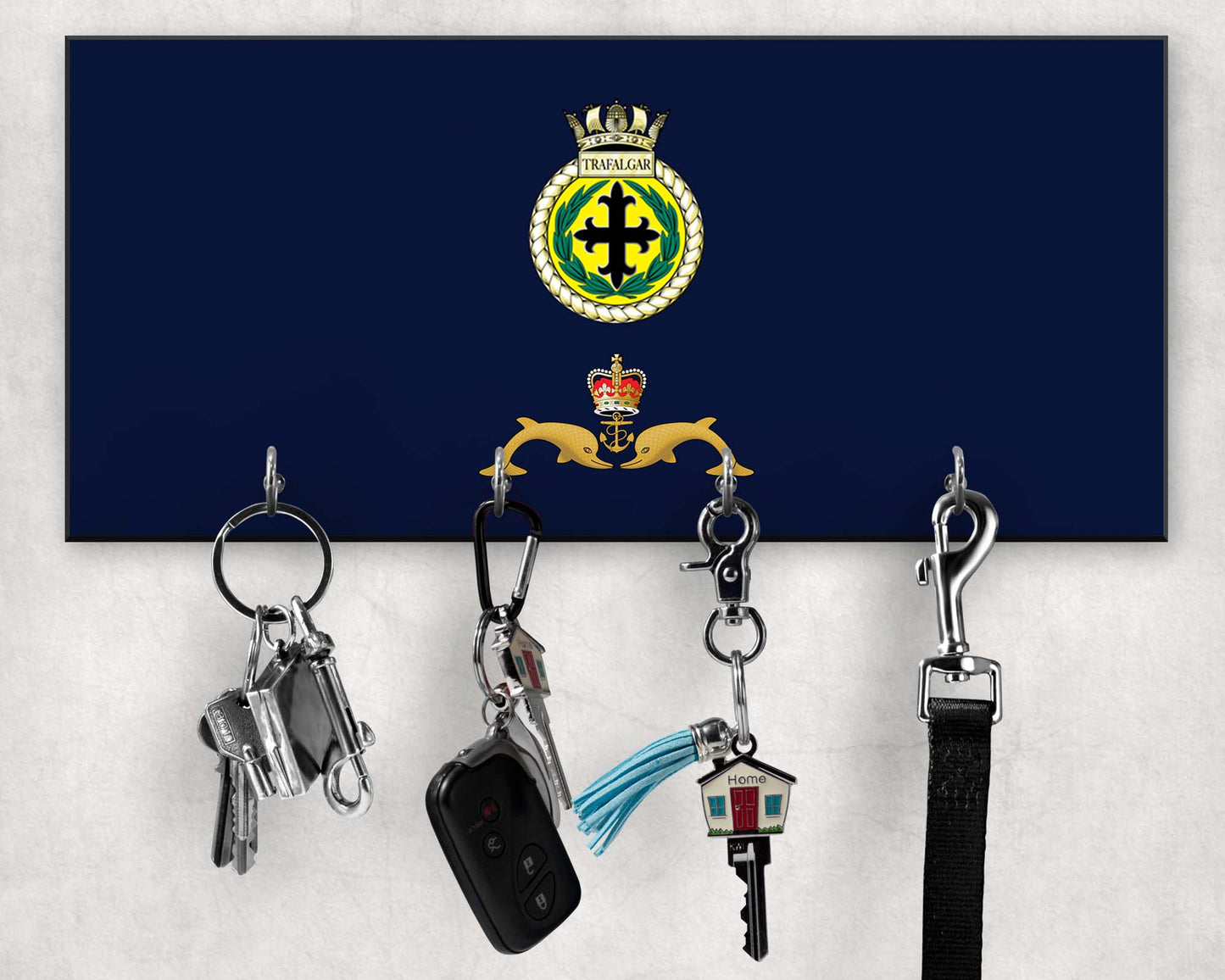 HMS Trafalgar - Wooden Key/Beret Hook
